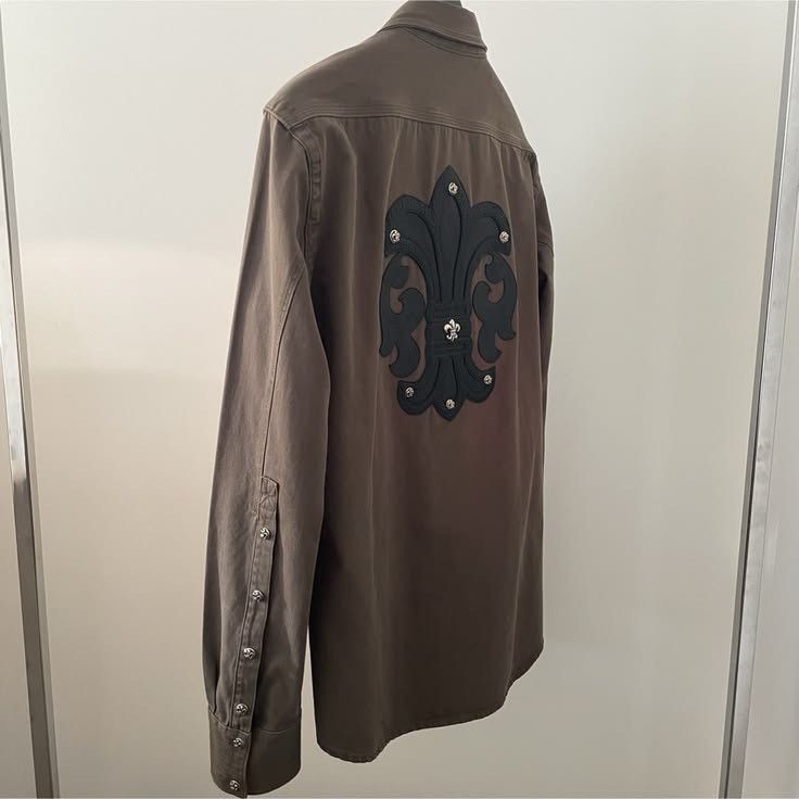 Chrome Hearts CH BS Fleur Military Shirt Size US L / EU 52-54 / 3 - 3 Thumbnail