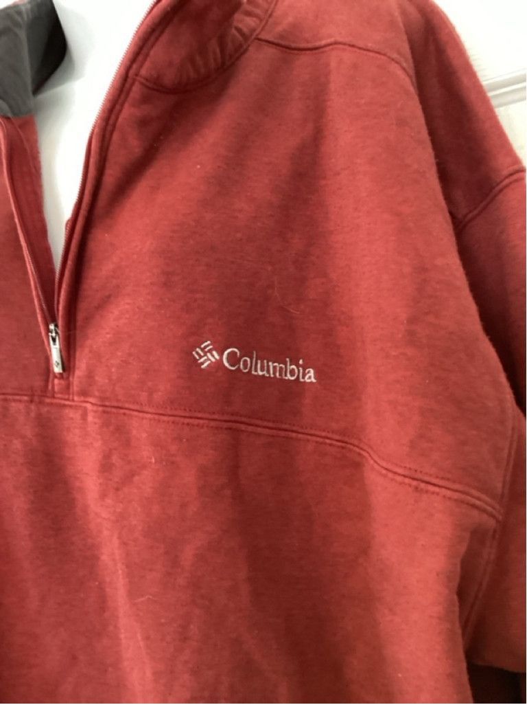 Columbia Men's Columbia Sweatshirt XXL Burgundy Size US XXL / EU 58 / 5 - 2 Thumbnail