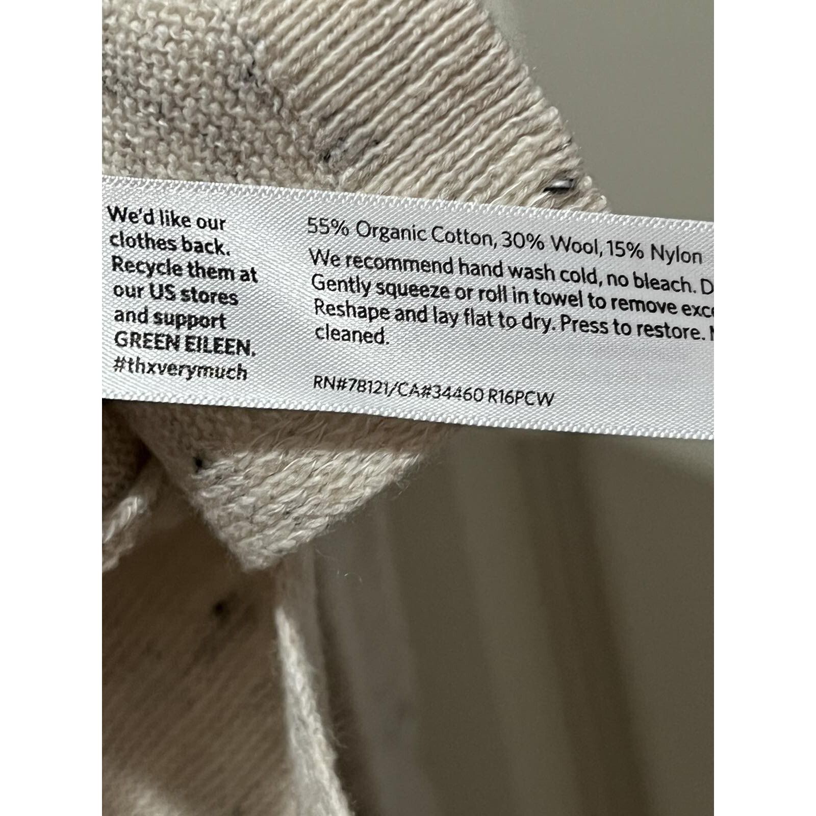 Eileen Fisher EILEEN FISHER Sweeter Lond Sleeve Organic Size XL A000503 Size XL / US 12-14 / IT 48-50 - 4 Thumbnail