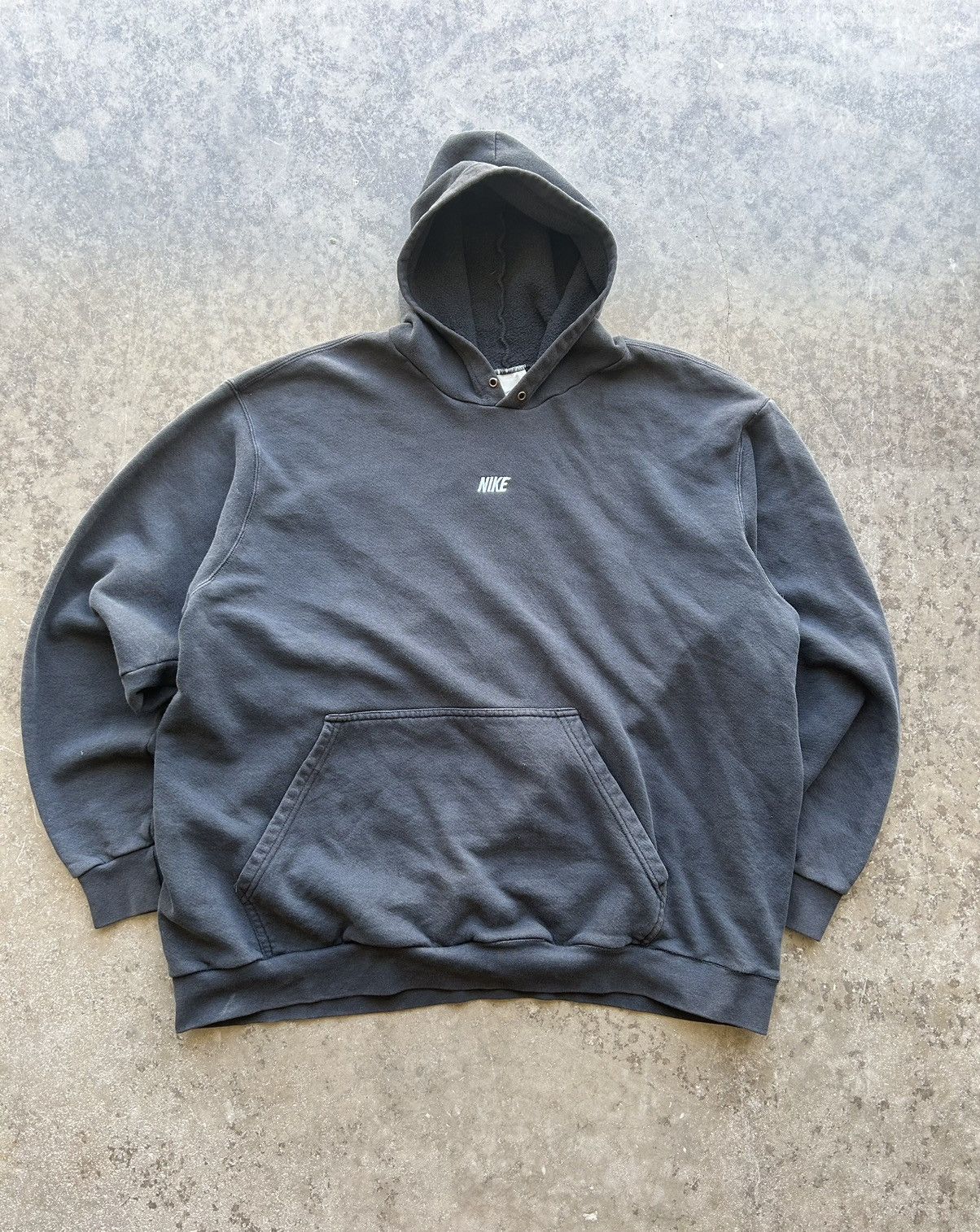 image of Nike Y2K Black Center Spell-Out Hoodie, Men's (Size XL)