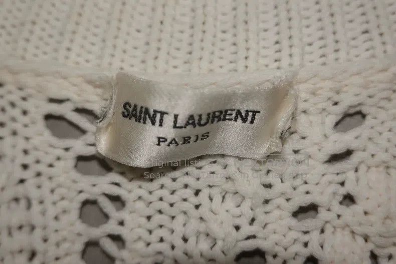 Saint Laurent Paris Saint Laurent Paris Women's Cutout Knit Sweater Size XS / US 0-2 / IT 36-38 - 5 Thumbnail