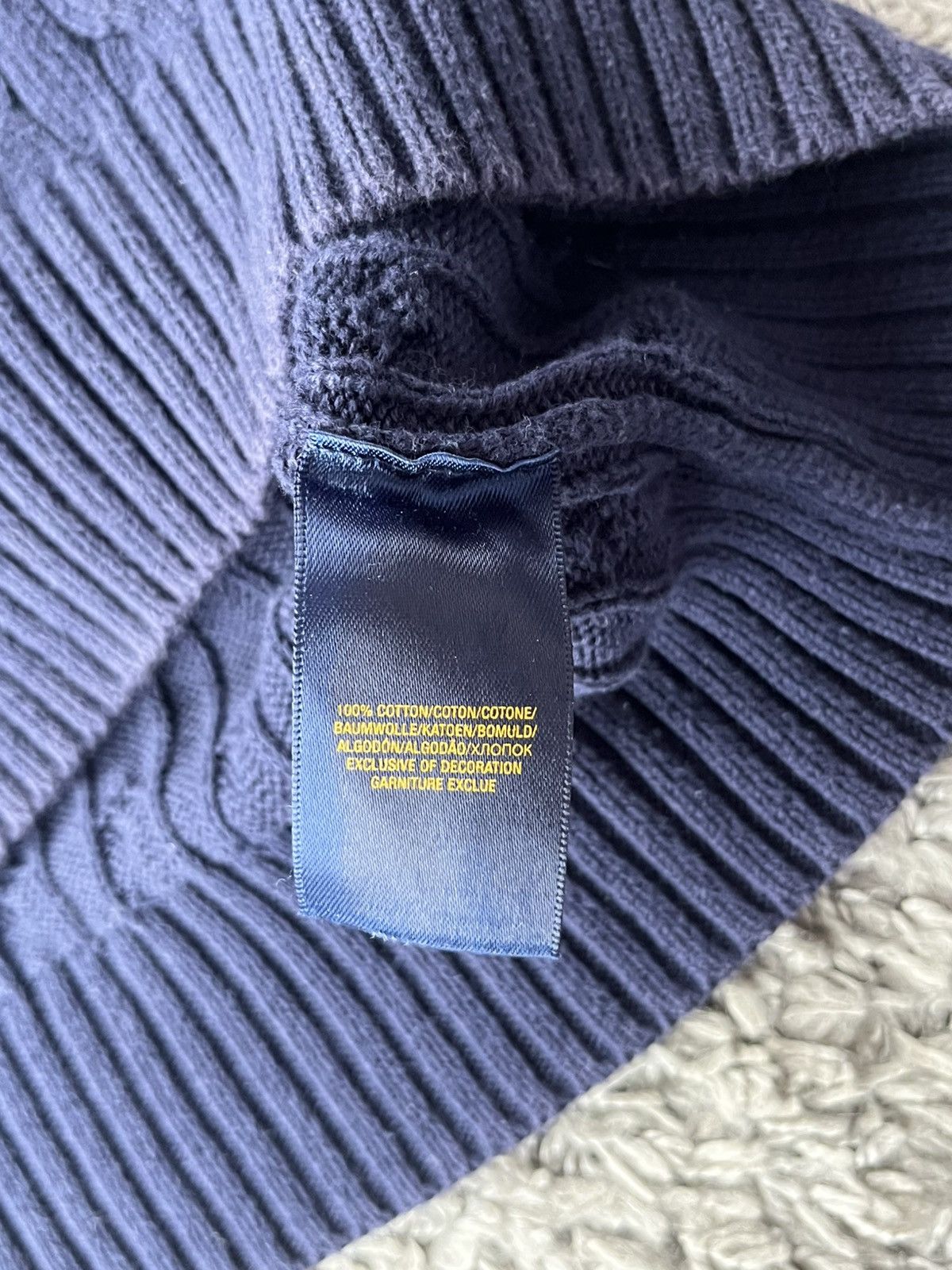 Polo Ralph Lauren Vintage Gilet Knitwear Ralph Lauren Throat V Streetwear Size US L / EU 52-54 / 3 - 7 Thumbnail