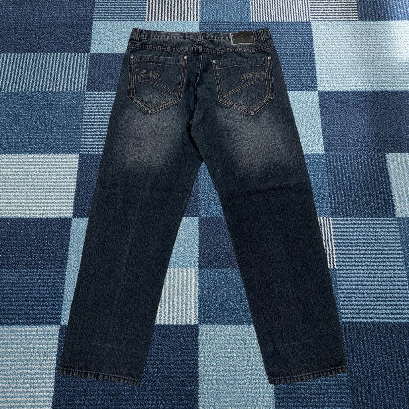 Denime VINTAGE FIEND Jeans 36X32 5-Pocket Denim Straight Skater 90s Grunge Hip Hop Blue Mens Size US 36 / EU 52 - 1 Thumbnail