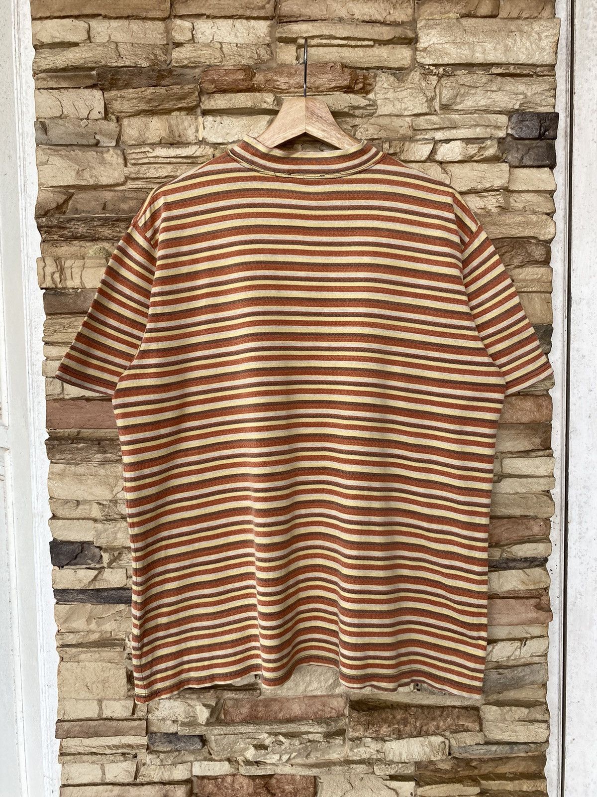 Vintage Vintage Hai Sporting Gear Issey Miyake Stripe Tees Size US L / EU 52-54 / 3 - 8 Thumbnail