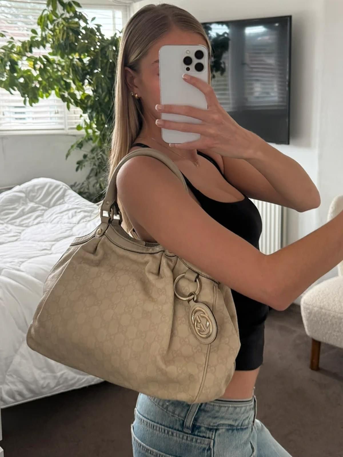 Gucci Gucci Guccissima Sukey tote bag Size ONE SIZE - 4 Thumbnail