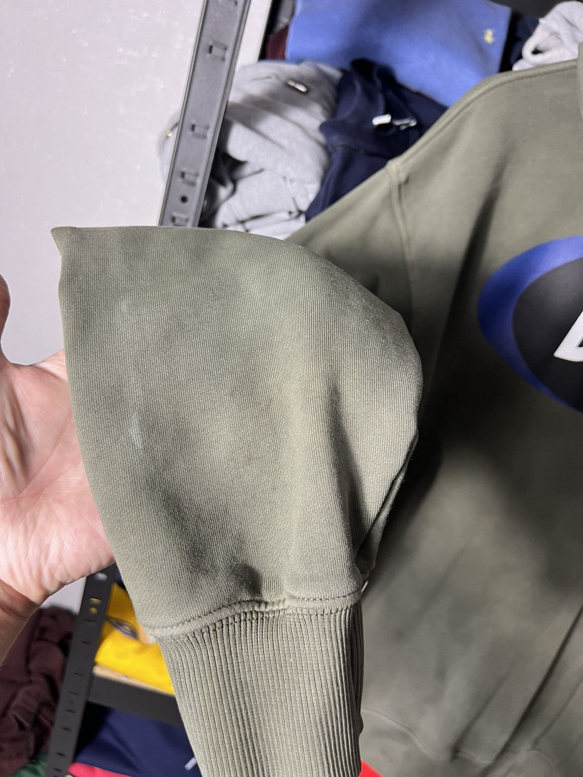 Diesel 🔥NWT Diesel Smile in Life Washed Logo Hoodie Olive Green L Size US L / EU 52-54 / 3 - 17 Thumbnail
