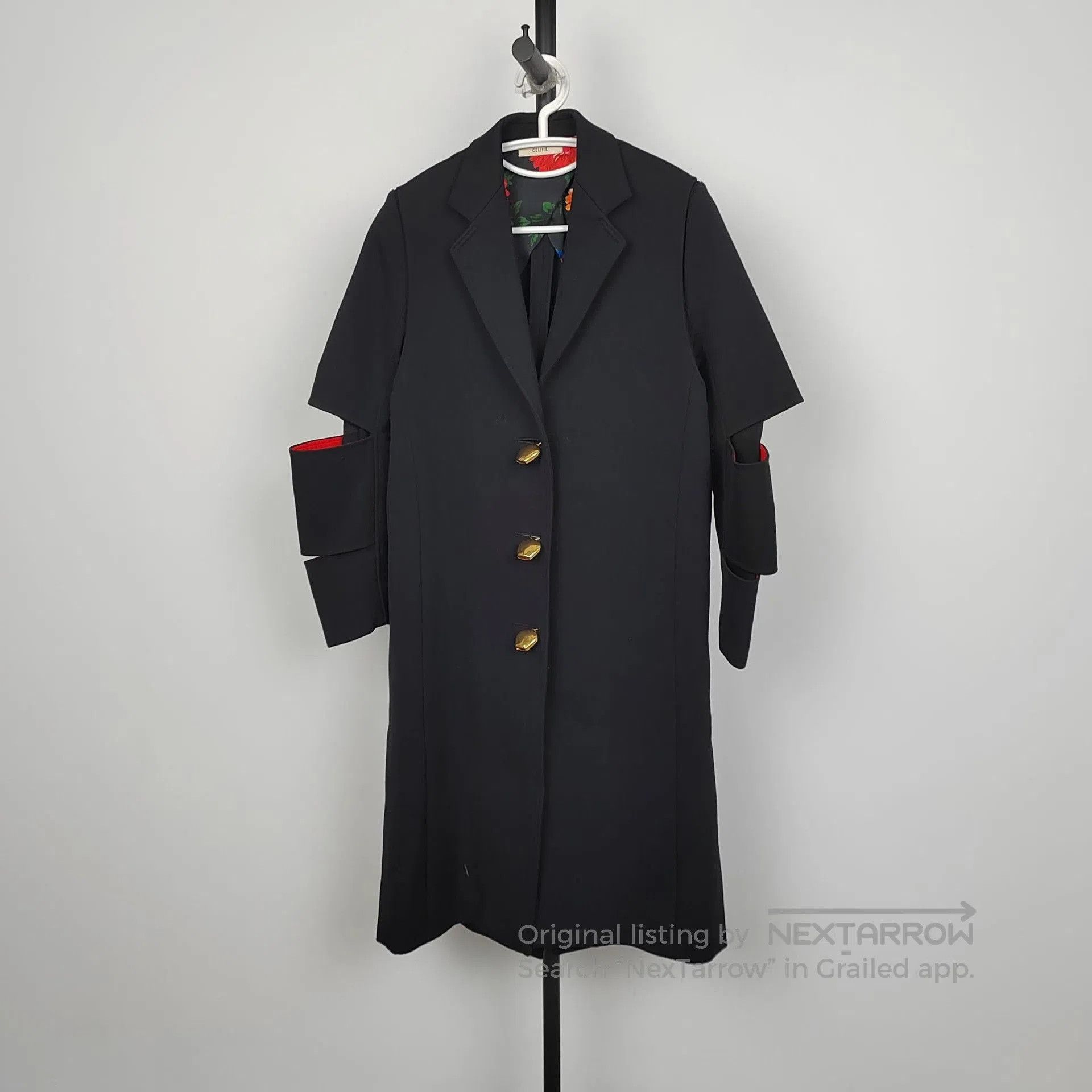 Celine Celine Black Wool Bell. Size XXS / US 00 / IT 34 - 1 Thumbnail
