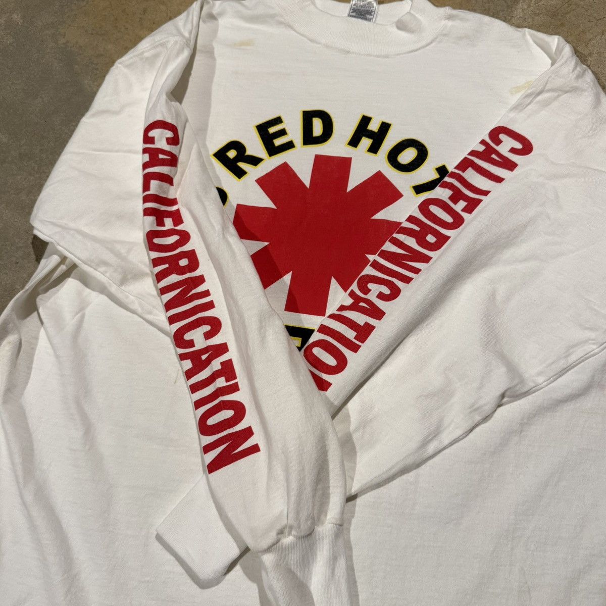 Vintage 1999 Red Hot Chili Peppers Californication Tour Tee STP Band Size US XL / EU 56 / 4 - 6 Thumbnail