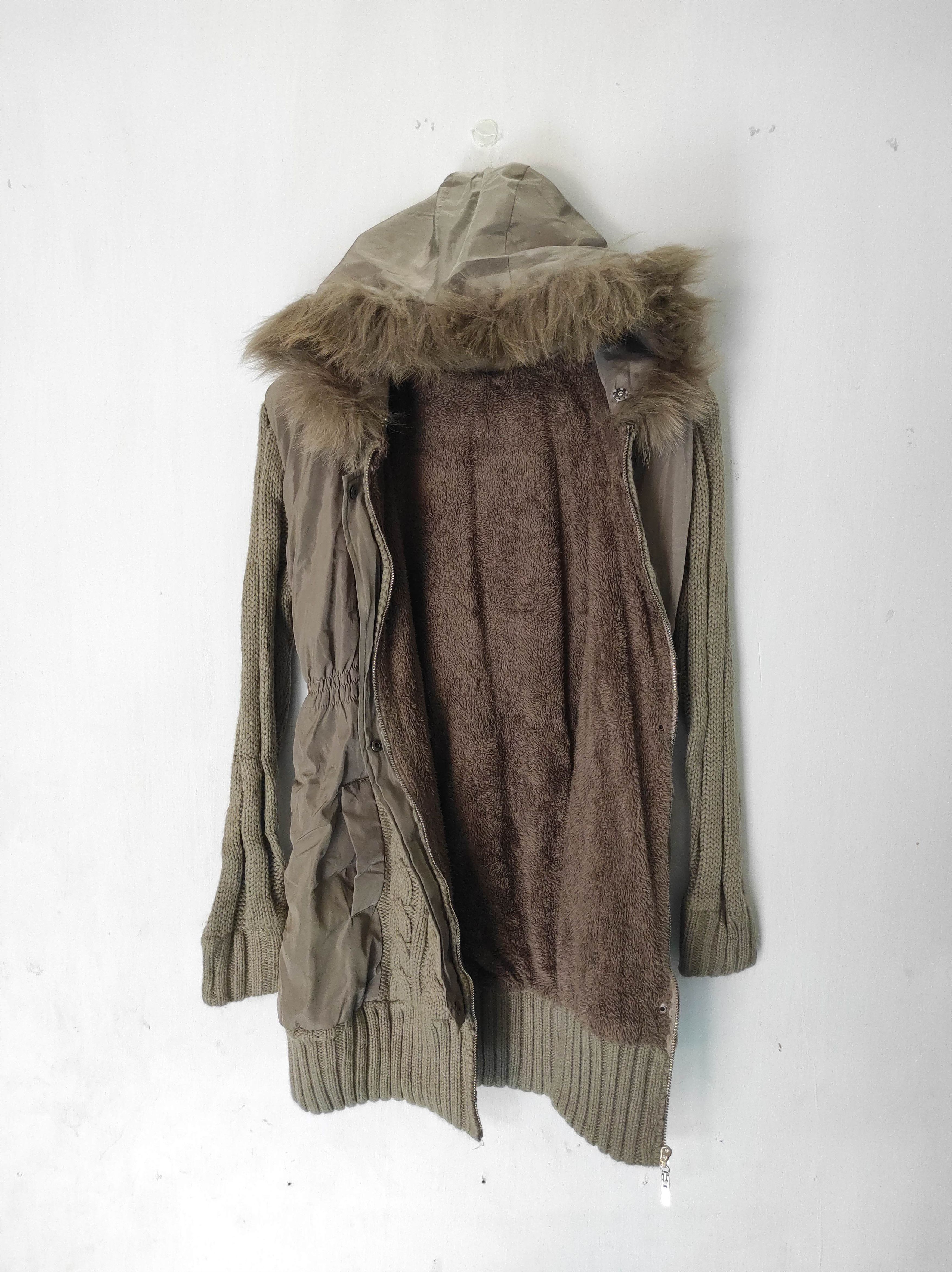 If Six Was Nine Knit Zip Fur Raccon Hoodie IfSixWasNine LGB style Size S / US 4 / IT 40 - 10 Thumbnail