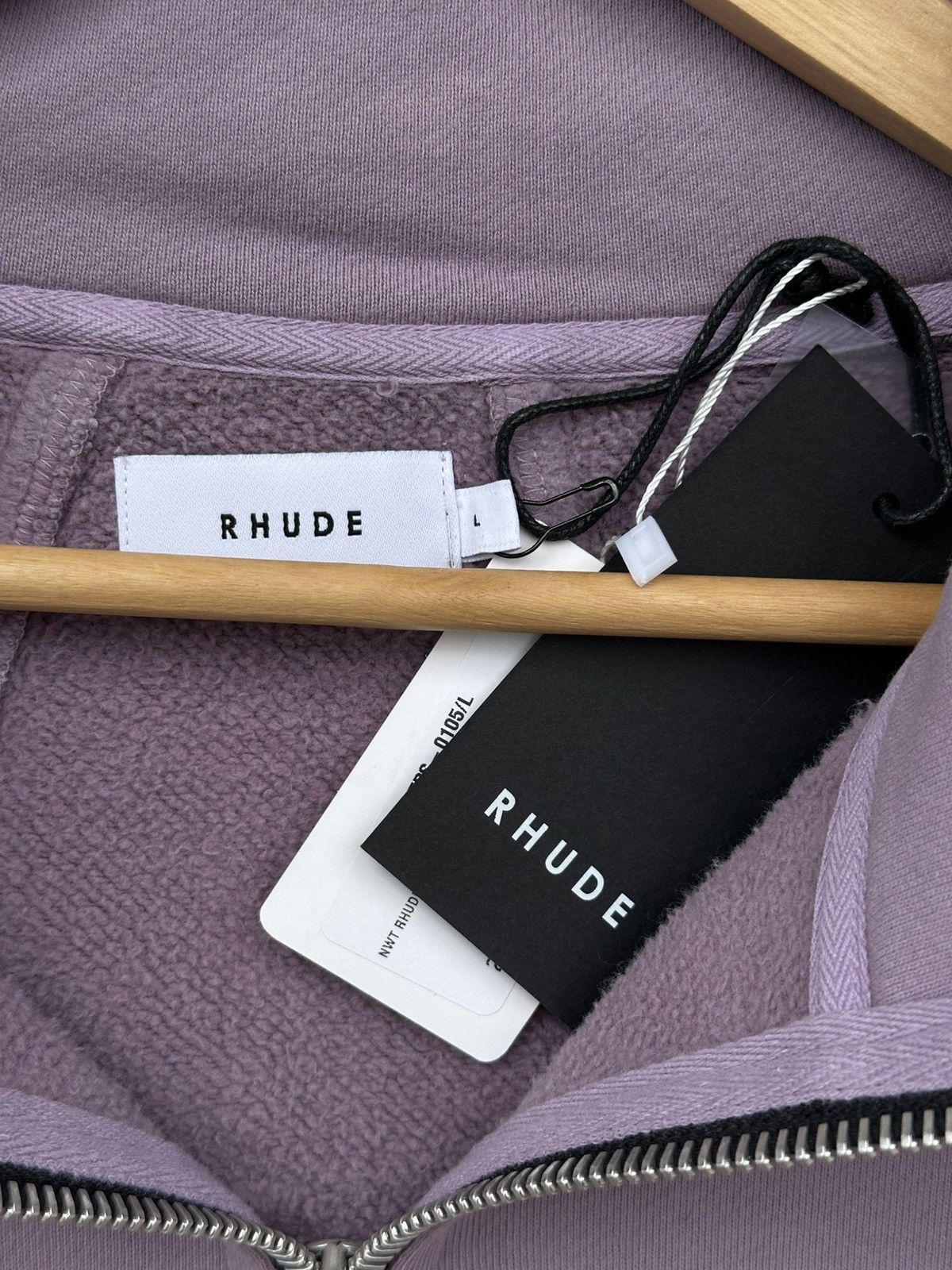 Rhude Rhude Embroidered Quarter Zip Sweatshirt Size US L / EU 52-54 / 3 - 5 Thumbnail