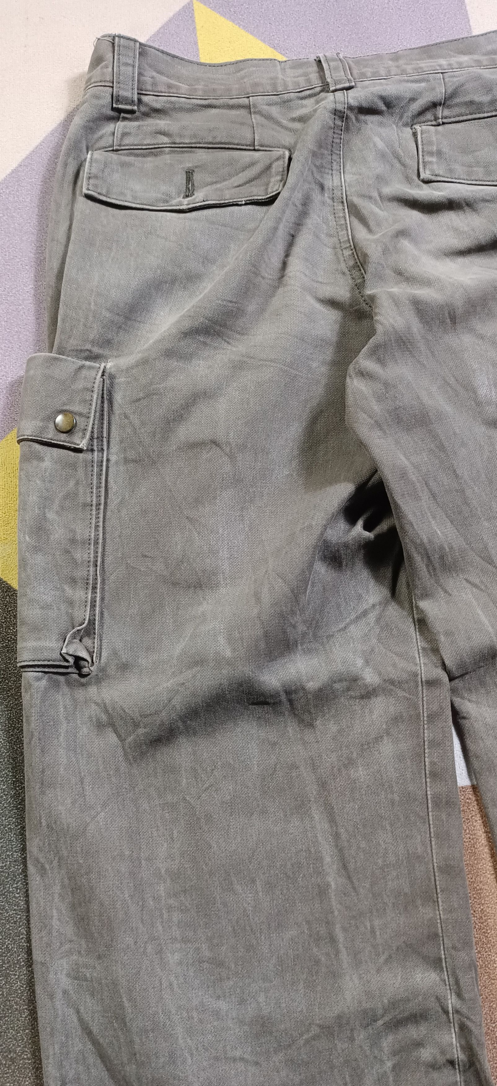 14th Addiction × Henry Cotton's × KMRii Vintage🔥Henry Cottons "Luva Tram"Tactical Multi Pocket Size US 31 - 8 Thumbnail