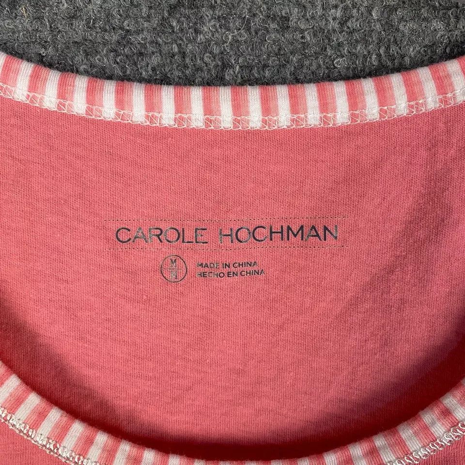 Other Carole Hochman Pajama Top Women's Medium Pullover Pink M Size M / US 6-8 / IT 42-44 - 3 Thumbnail