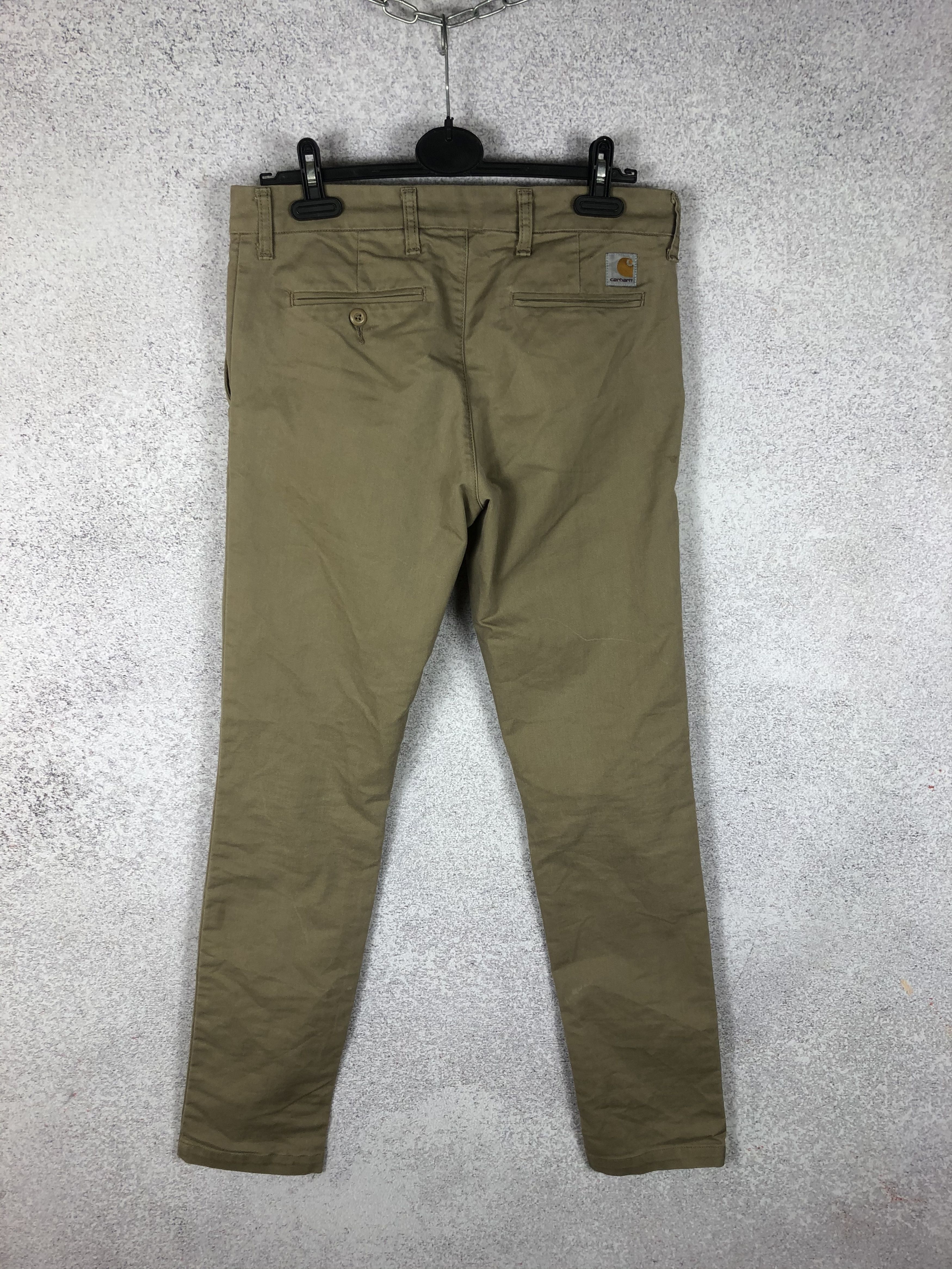 Vintage Carhartt Wip Sid Beige Chinos Pants