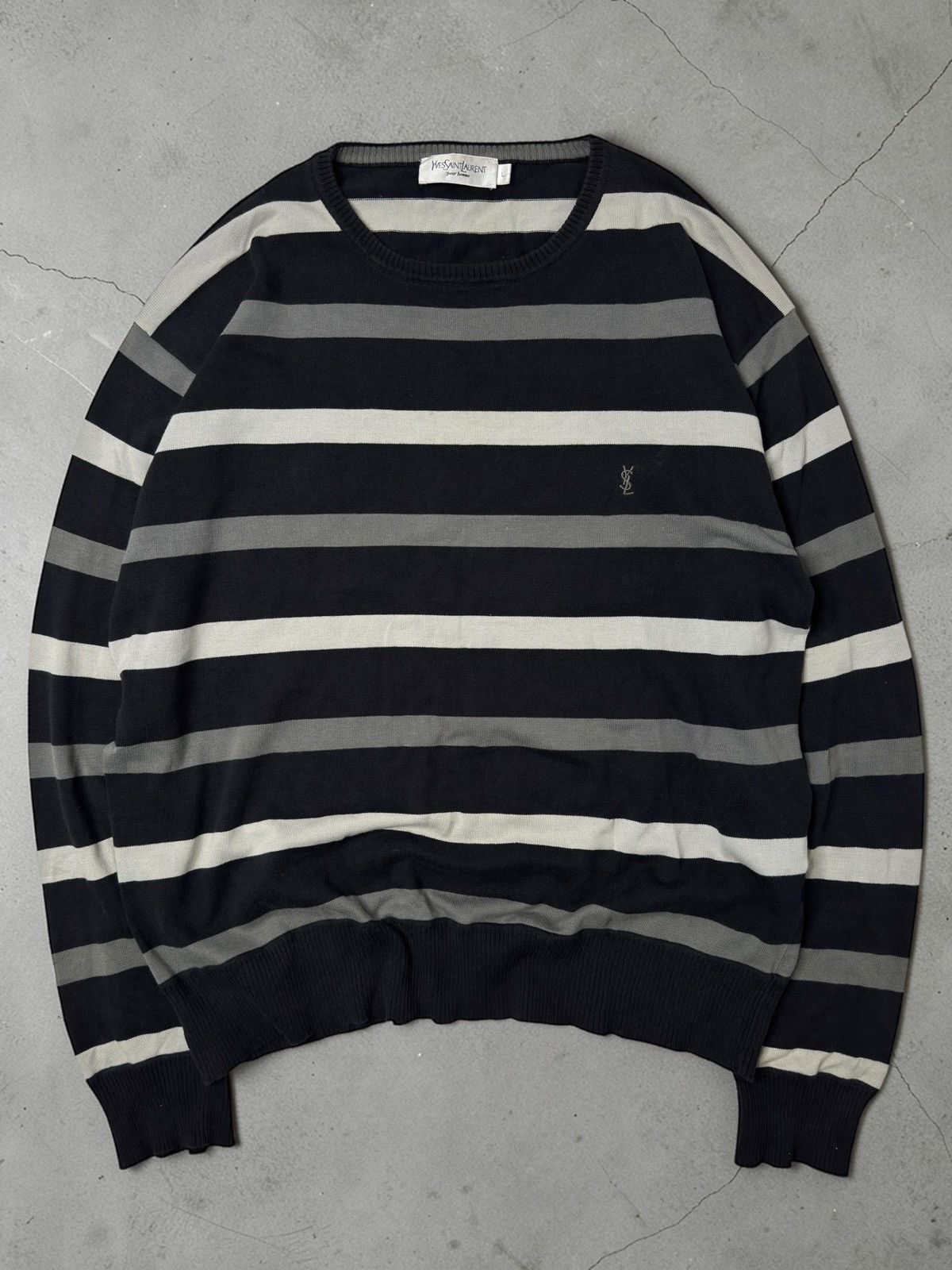 Luxury × Vintage × Yves Saint Laurent Vintage 90s YSL heavy knit