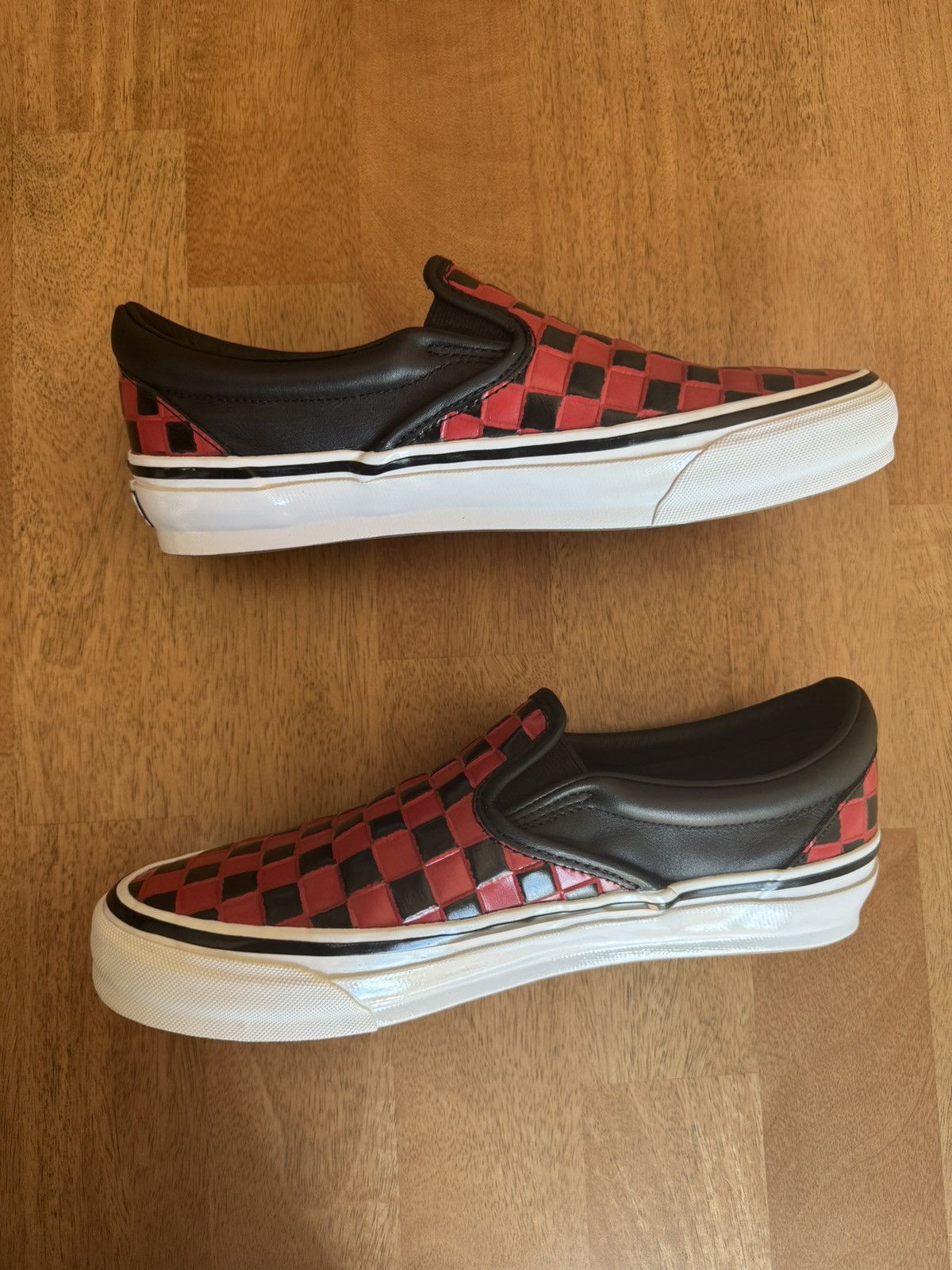 Vans Vans OTW Leather Check Classic Slip On 98 Vibram Size US 8.5 / EU 41-42 - 2 Thumbnail
