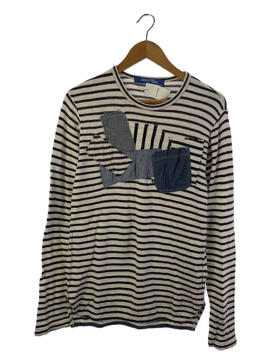 Comme des Garcons × Junya Watanabe Patchwork Striped Cotton Knit Sweater Size US M / EU 48-50 / 2 - 1 Thumbnail