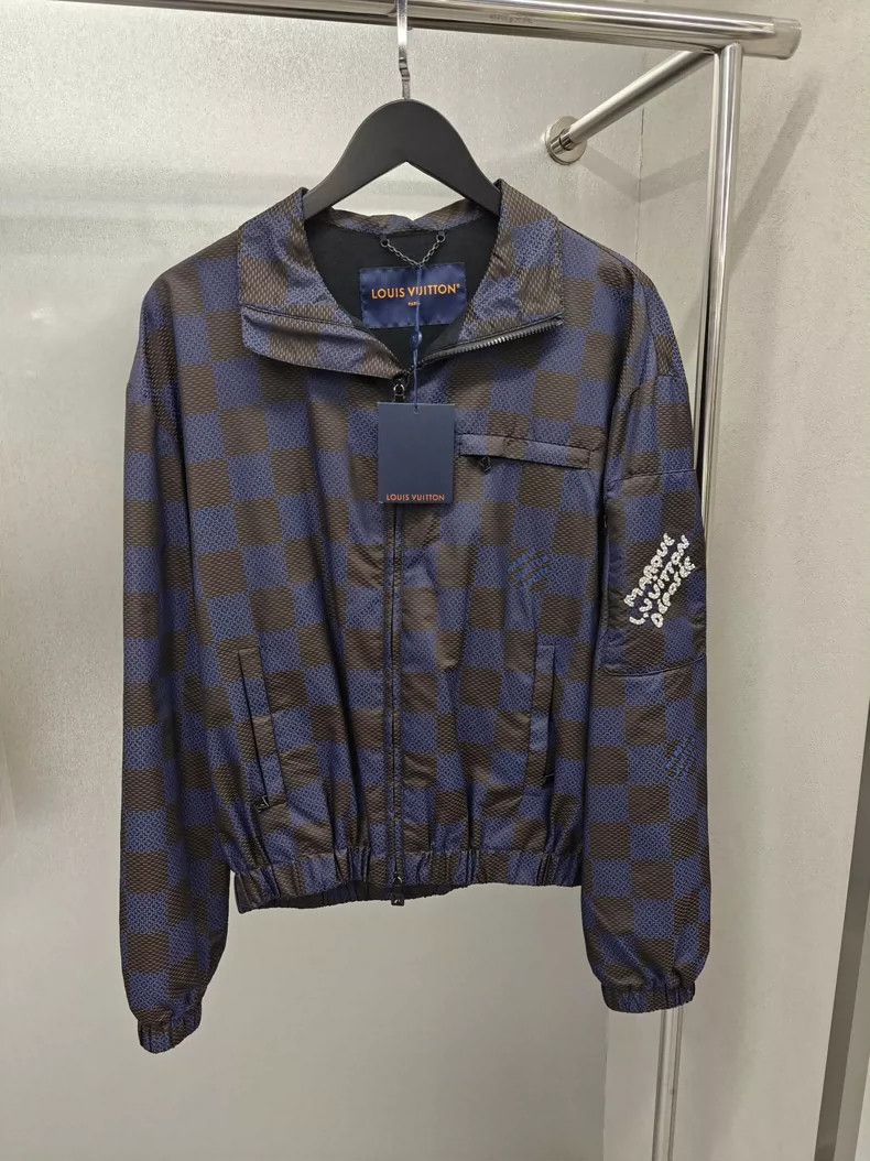 Louis Vuitton LV x Pharrell Checkerboard Blue Jacket Size US L / EU 52-54 / 3 - 1 Thumbnail