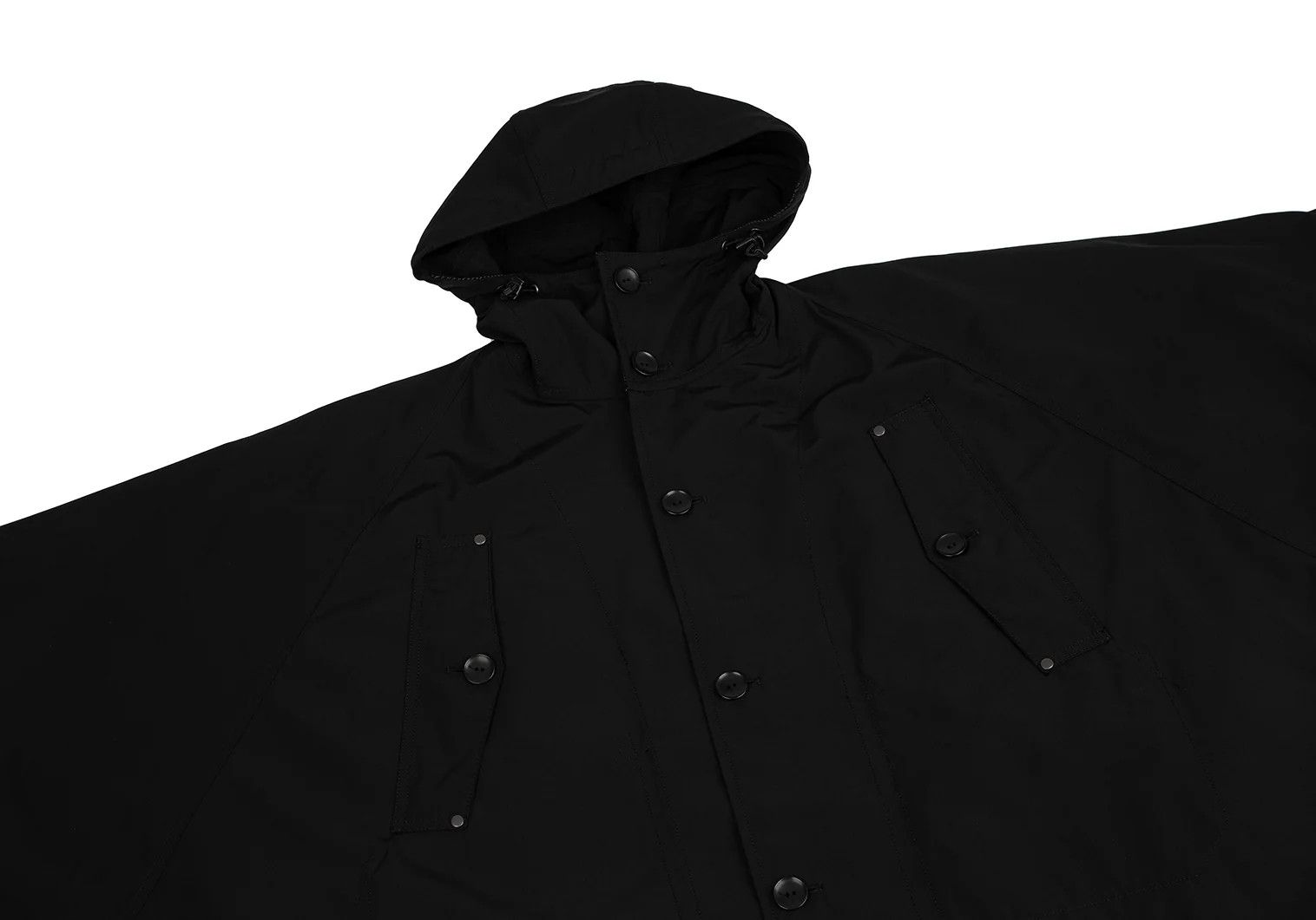 Junya Watanabe Oversized Reflective Coat in Black, Size S Size US S / EU 44-46 / 1 - 2 Thumbnail