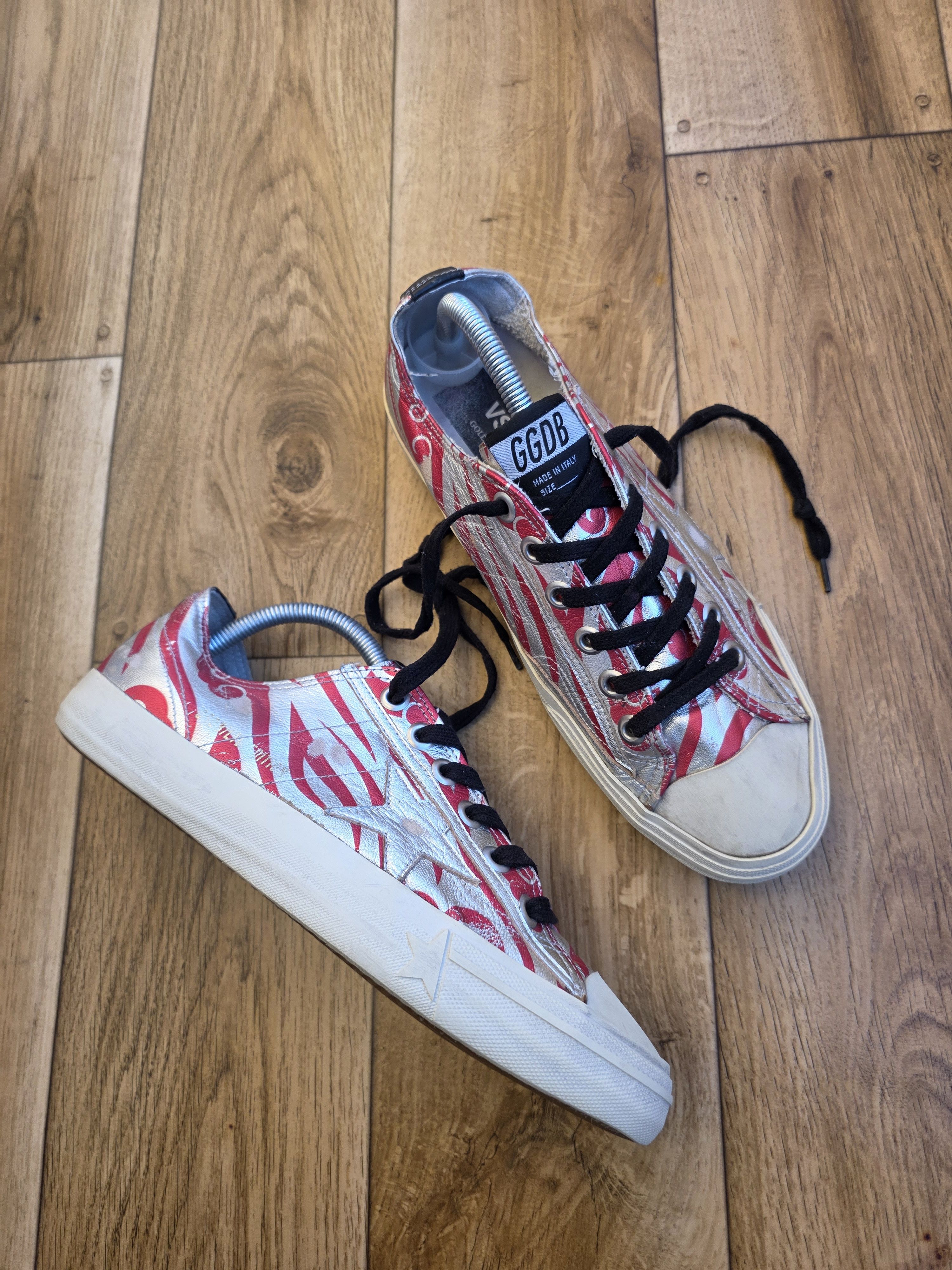 Golden Goose Golden Goose Vstar 2 Leather Sneakers Size US 7 / EU 40 - 7 Thumbnail