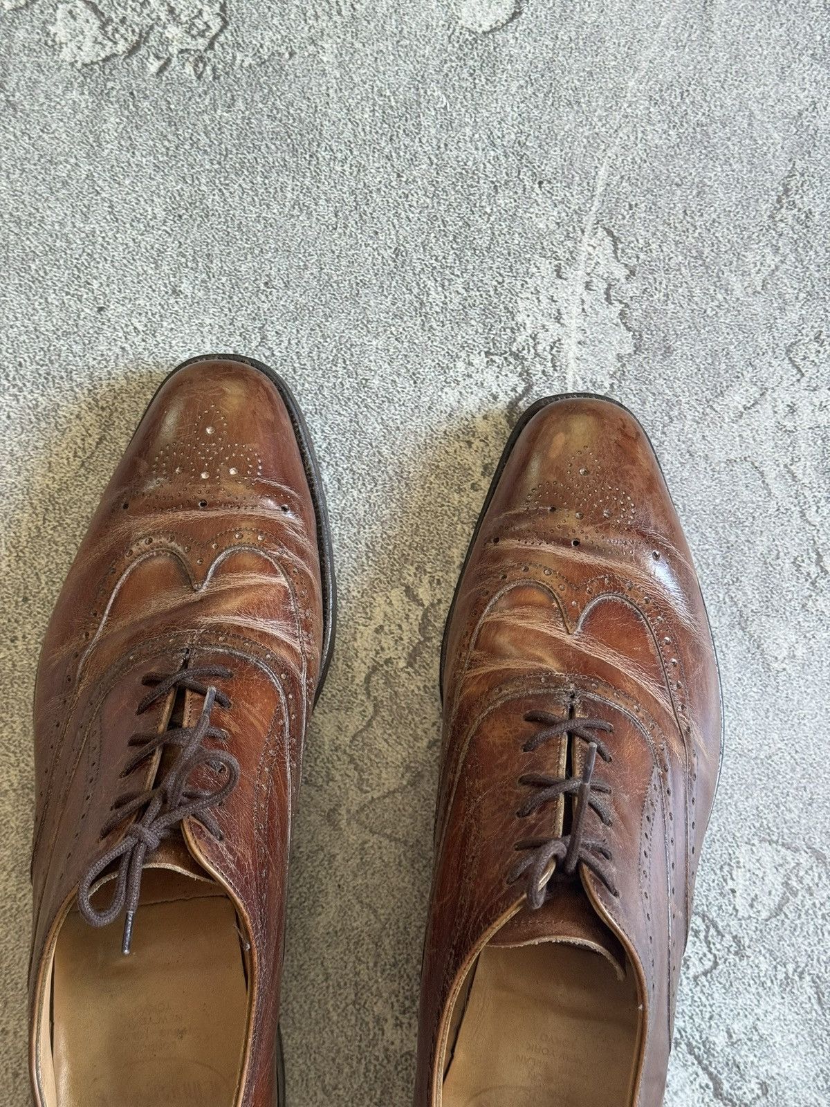 Church's Church’s 28.5cm brown leather shoes brogue shanghai casual Size US 10 / EU 43 - 19 Thumbnail