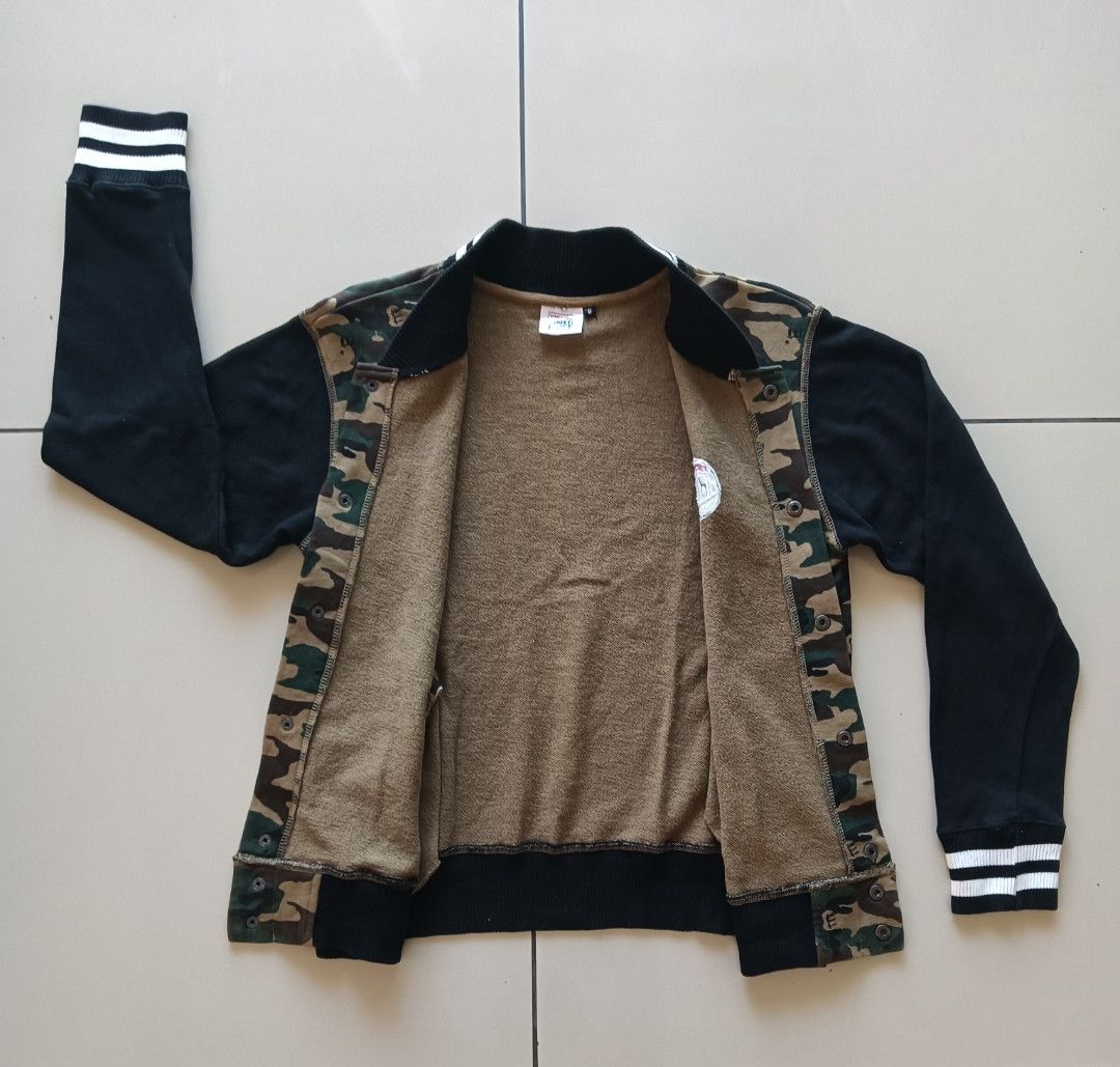 Japanese Brand VARSITY JACKET VISION STREET WEAR STYLE CAMO Size US M / EU 48-50 / 2 - 7 Thumbnail
