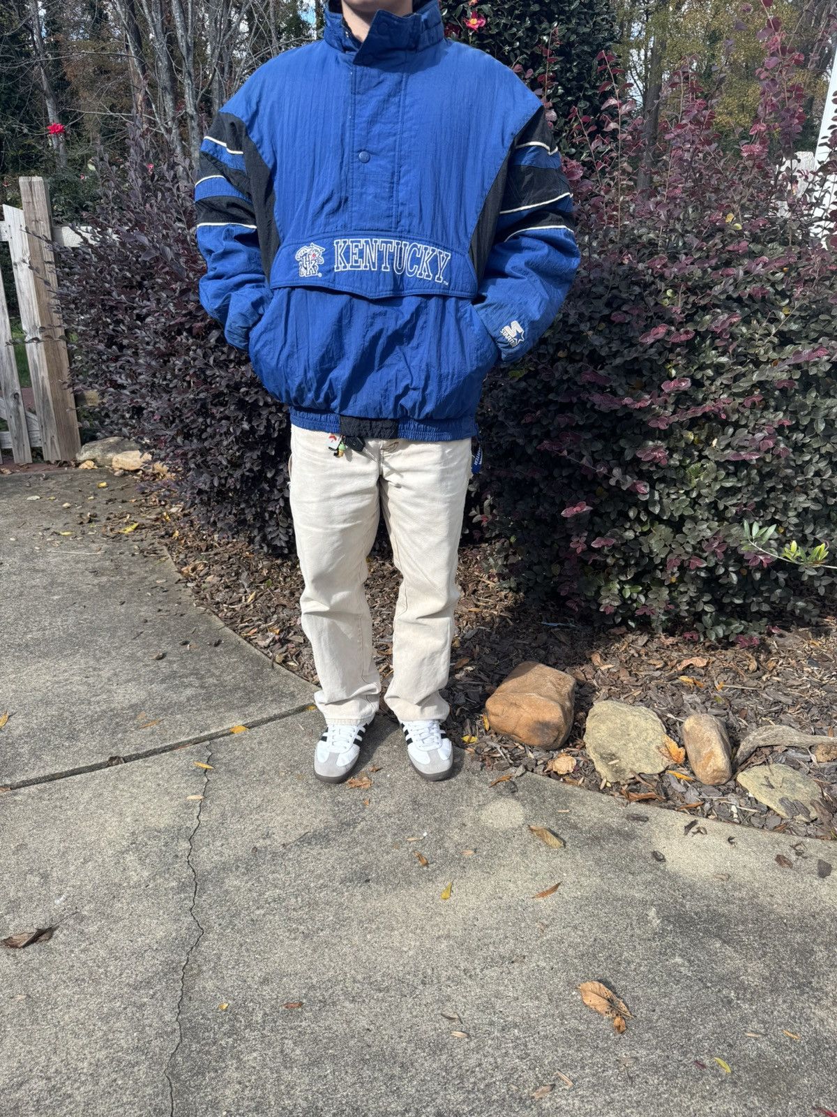 Starter 90s Kentucky Wildcats Starter Vintage Embroidered Jacket Size US XL / EU 56 / 4 - 2 Thumbnail