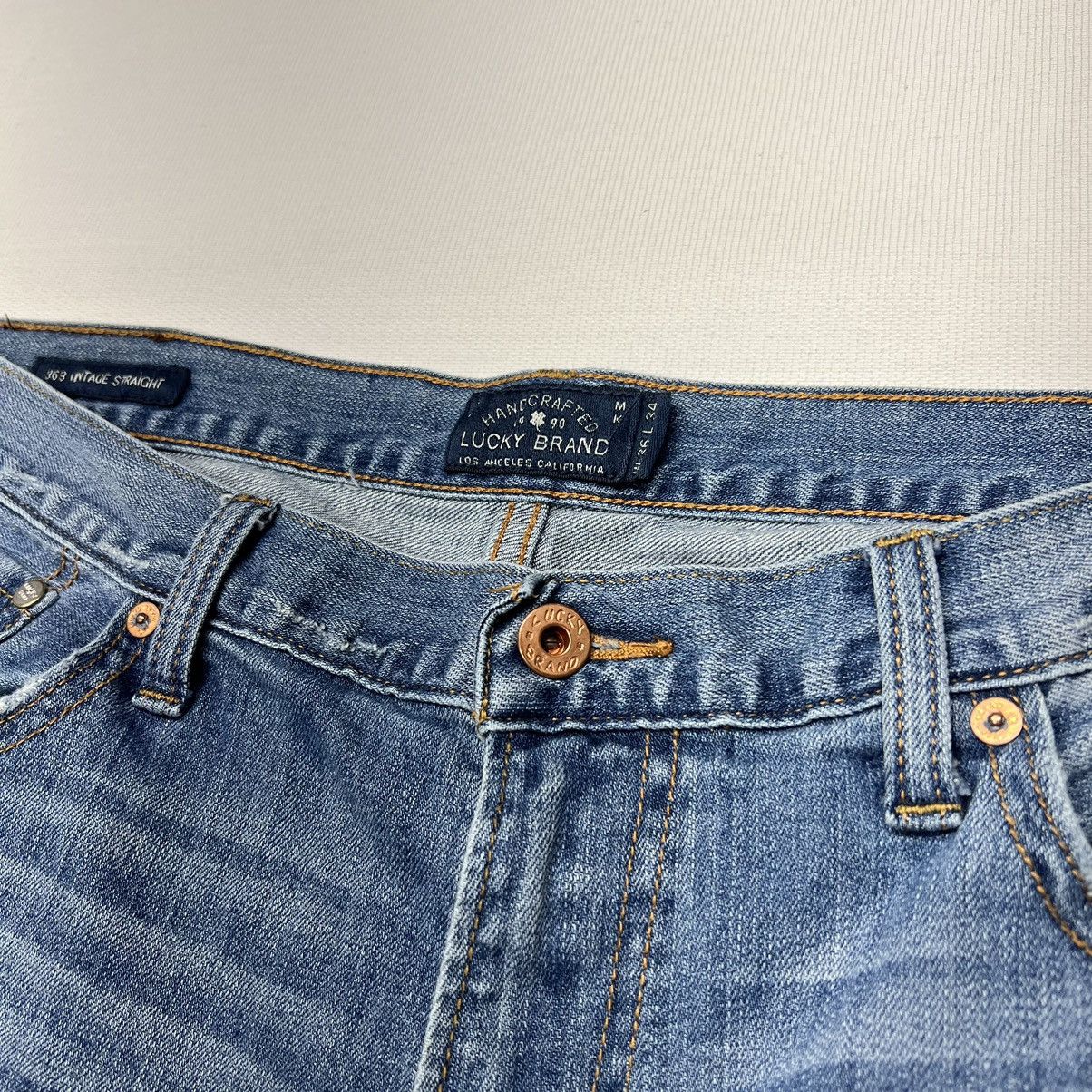 Lucky Brand Lucky Brand Jeans Blue 363 Vintage Straight Denim Stretch Size US 36 / EU 52 - 8 Thumbnail