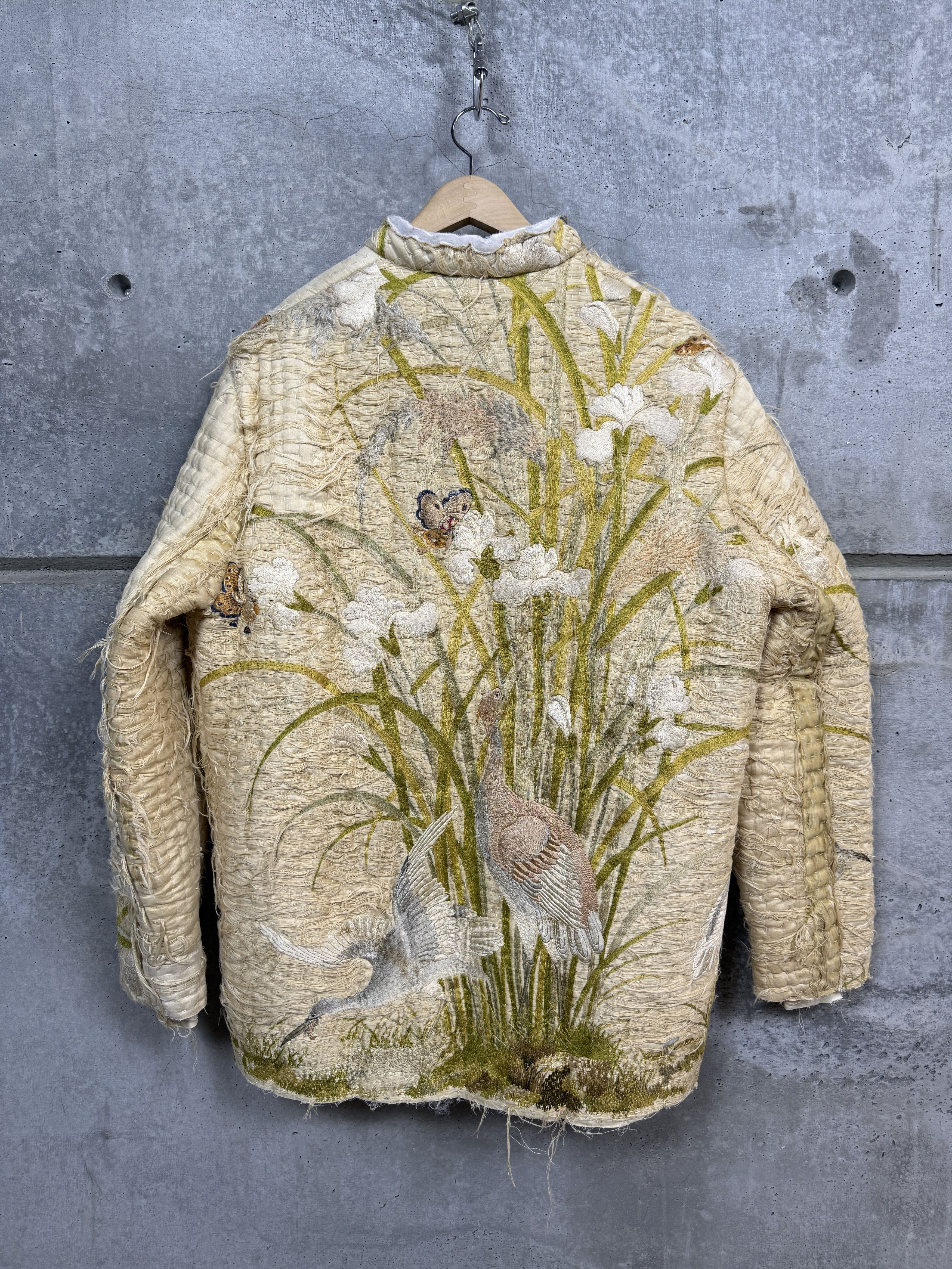 By Walid By Walid Distressed Silk Albert Jacket Size US XL / EU 56 / 4 - 2 Thumbnail