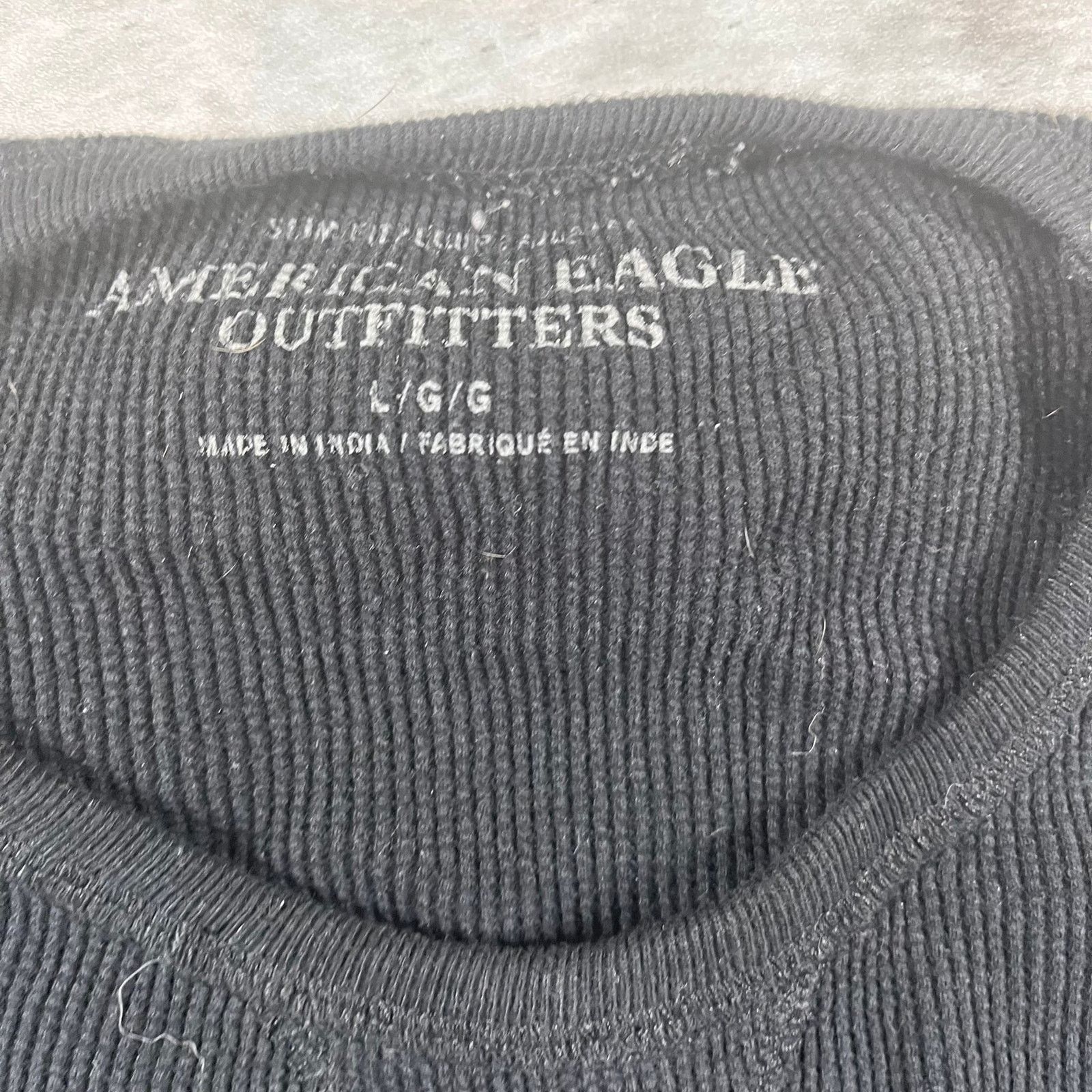 American Eagle Outfitters Black thermal Size US L / EU 52-54 / 3 - 2 Thumbnail