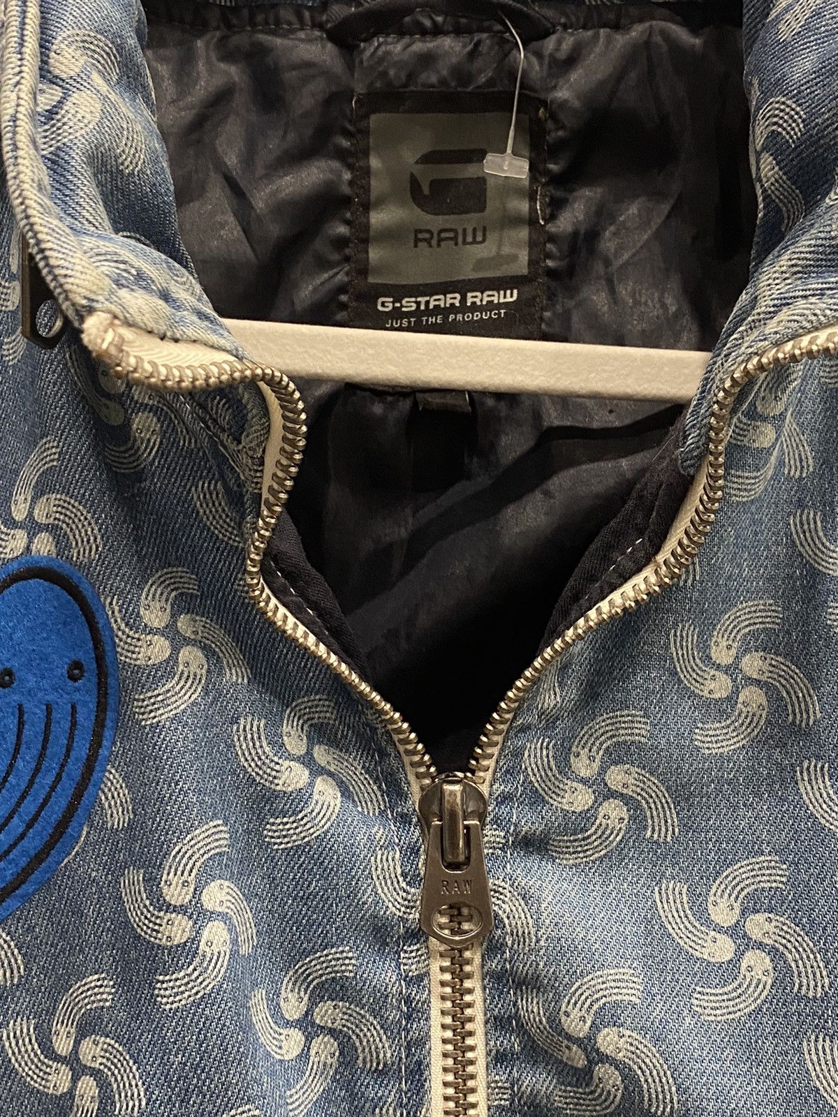 G-Star × Pharrell Denim Jacket G-Star x Pharrell Williams RAW FOR THE OCEANS Size US L / EU 52-54 / 3 - 7 Thumbnail