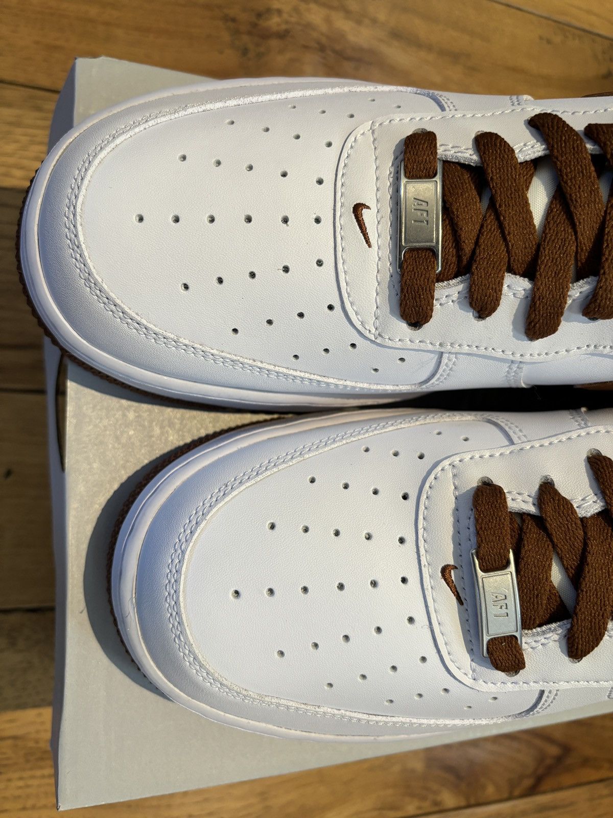 Nike Nike Air Force 1 Pecan Brown Size US 12 / EU 45 - 4 Thumbnail