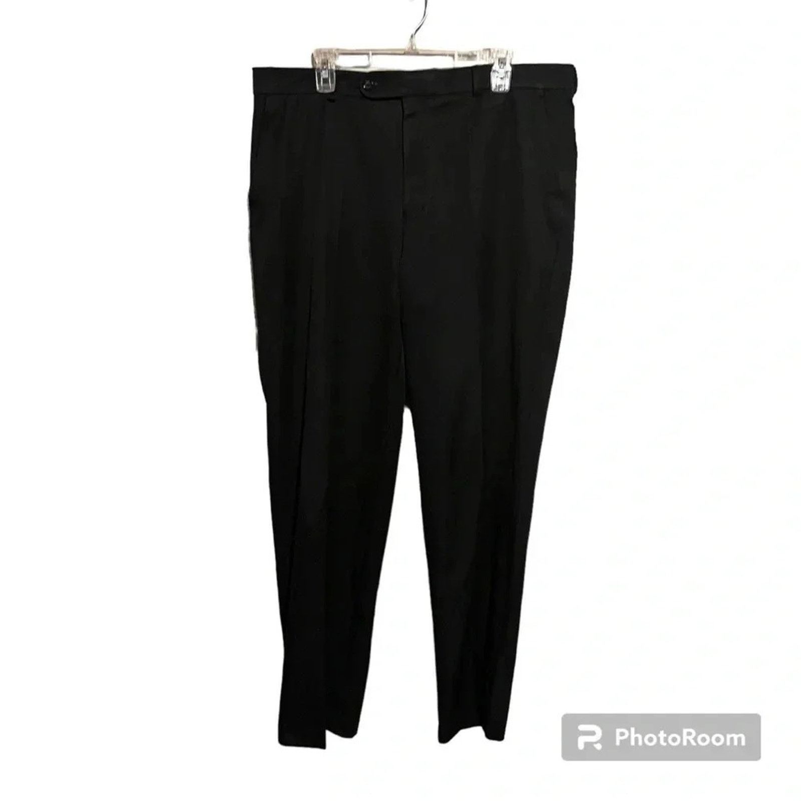 Other Mens Northern Comfort Black Dress Pants (Flat Front) 38x34 Size US 38 / EU 54 - 1 Thumbnail