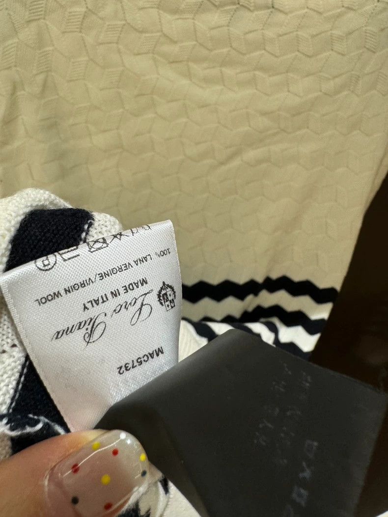 Loro Piana LORO PIANA Black and white striped cashmere knit top Size M / US 6-8 / IT 42-44 - 7 Thumbnail