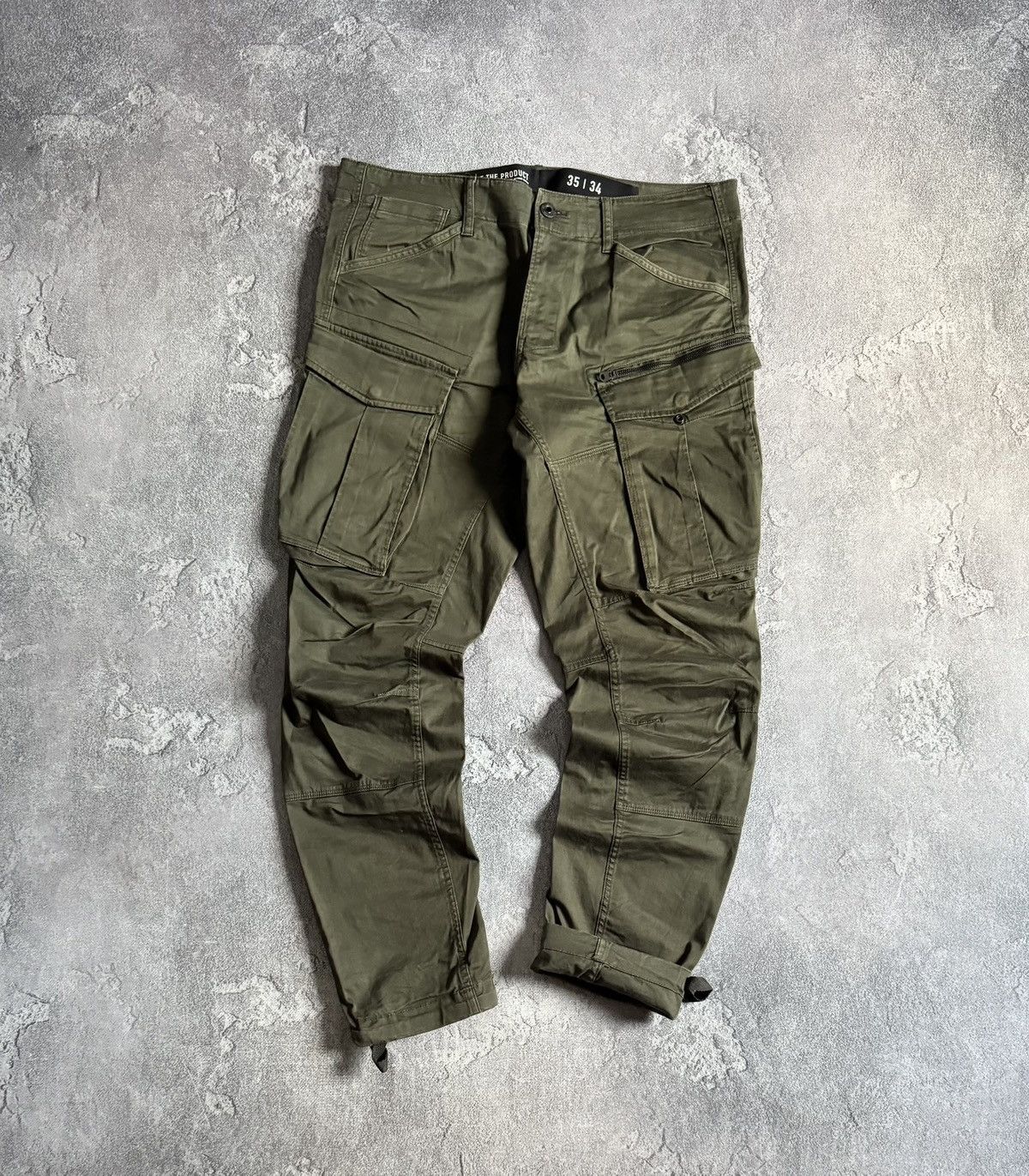 G-Star G star raw 35/34 rovic zip 3d tapered pants cargo trousers Size US 35 - 1 Thumbnail