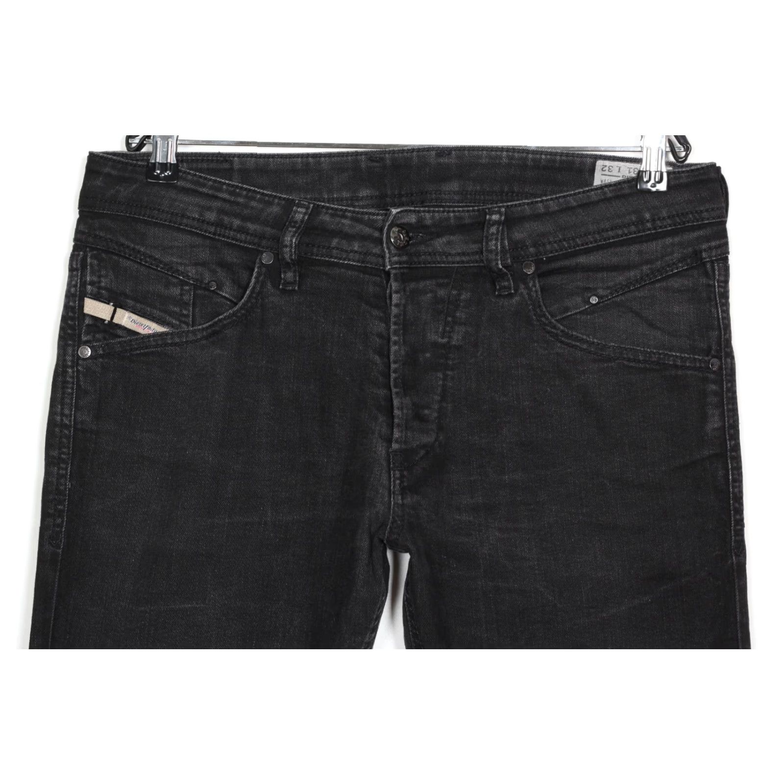 Diesel DIESEL BELTHER 0886Z Jeans Men Slim Tapered Regular 31/32 Stretch W31 L32 Grey DZ7678 Size US 31 - 2 Thumbnail