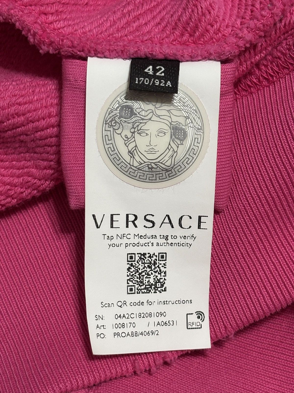 Versace Versace Studded Logo Hoodie Size US L / EU 52-54 / 3 - 7 Thumbnail