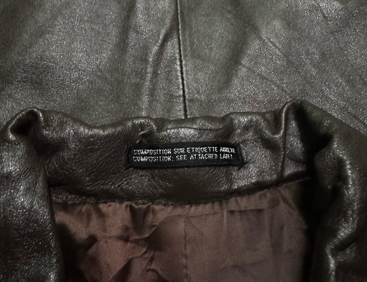 Yohji Yamamoto Ined Yohji Yamamoto leather jacket Size M / US 6-8 / IT 42-44 - 6 Thumbnail