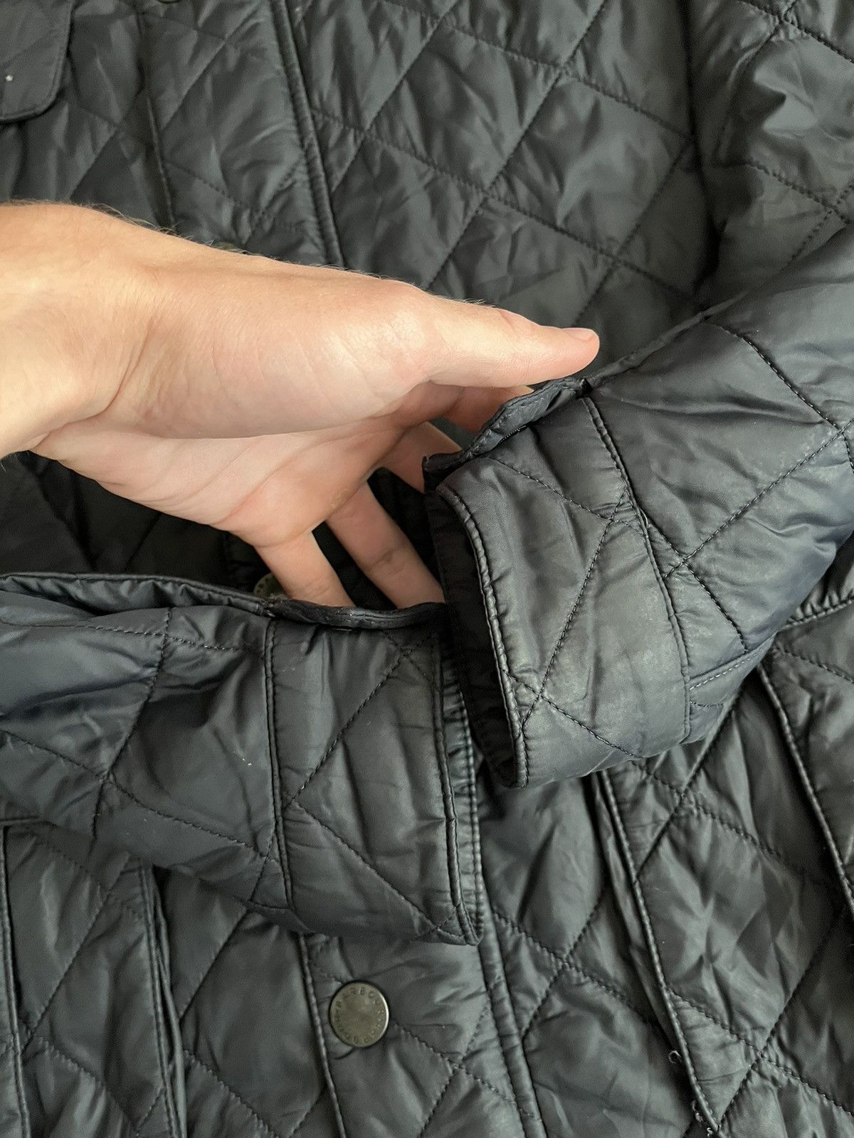 Barbour Barbour Steve McQueen Jeffries Navy Quilted USA Logo Jacket Size US M / EU 48-50 / 2 - 10 Thumbnail