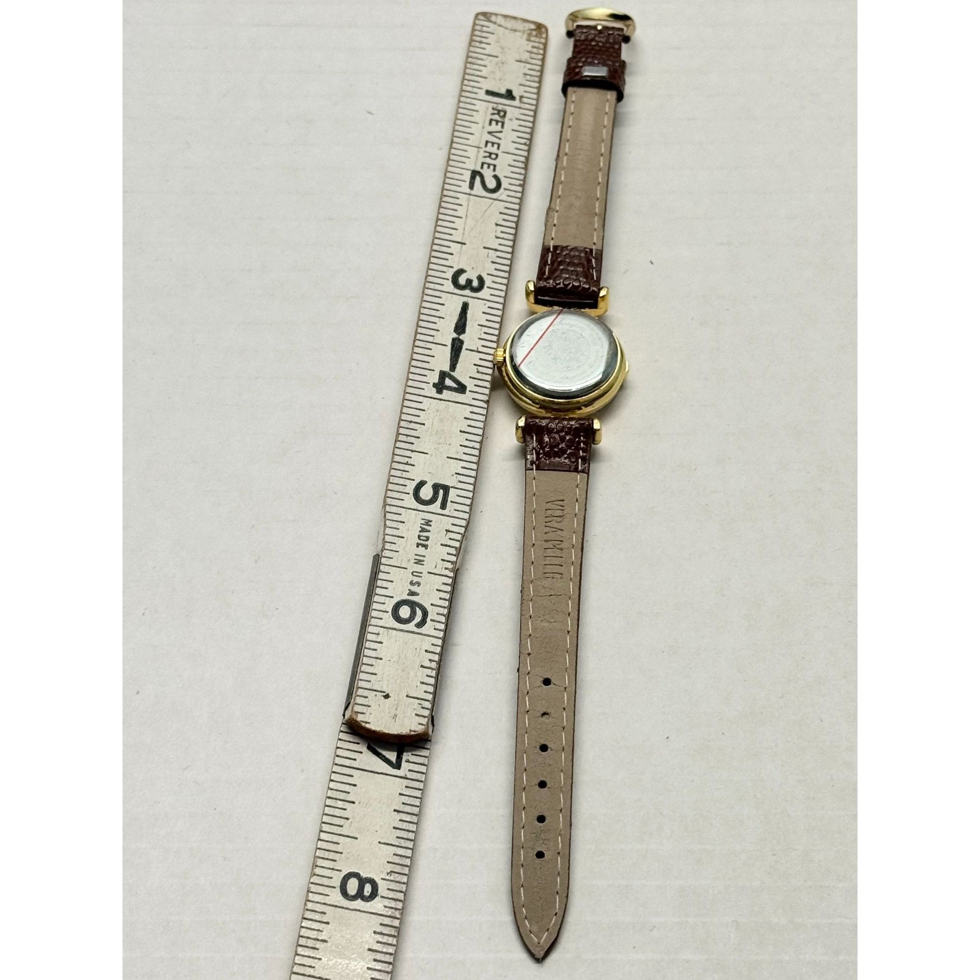 Vintage Vera Pelle Murano Glass Venice Ladies Leather Wristwatch Wat Size ONE SIZE - 6 Thumbnail