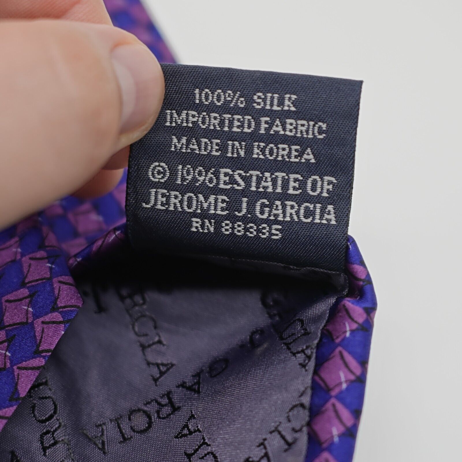 Vintage J. Garcia Purple Blue Print Still Life Collection 18 Geometr Size ONE SIZE - 5 Thumbnail