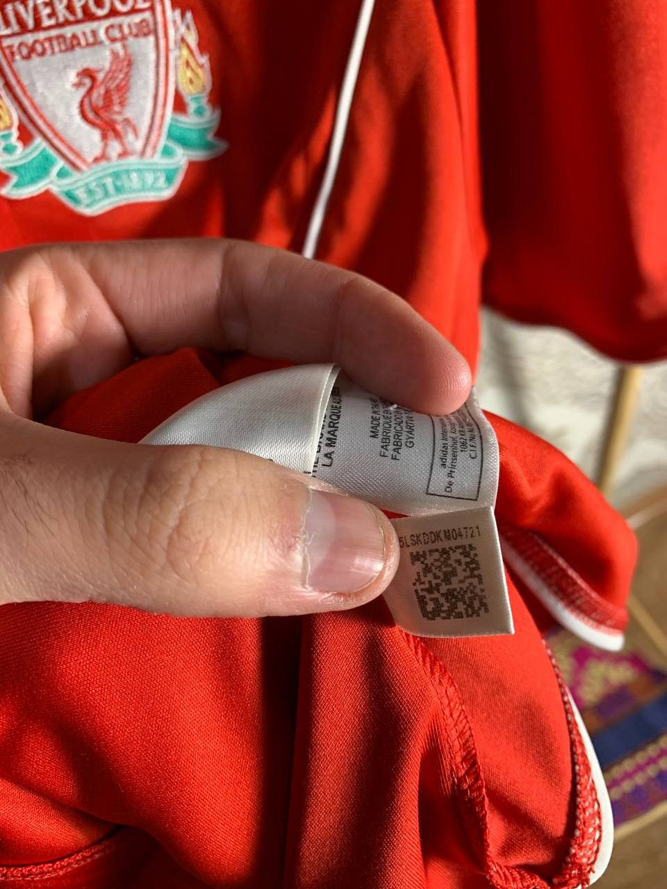 Adidas Vintage Adidas FC Liverpool England Soccer Jersey Retro Size US L / EU 52-54 / 3 - 7 Thumbnail