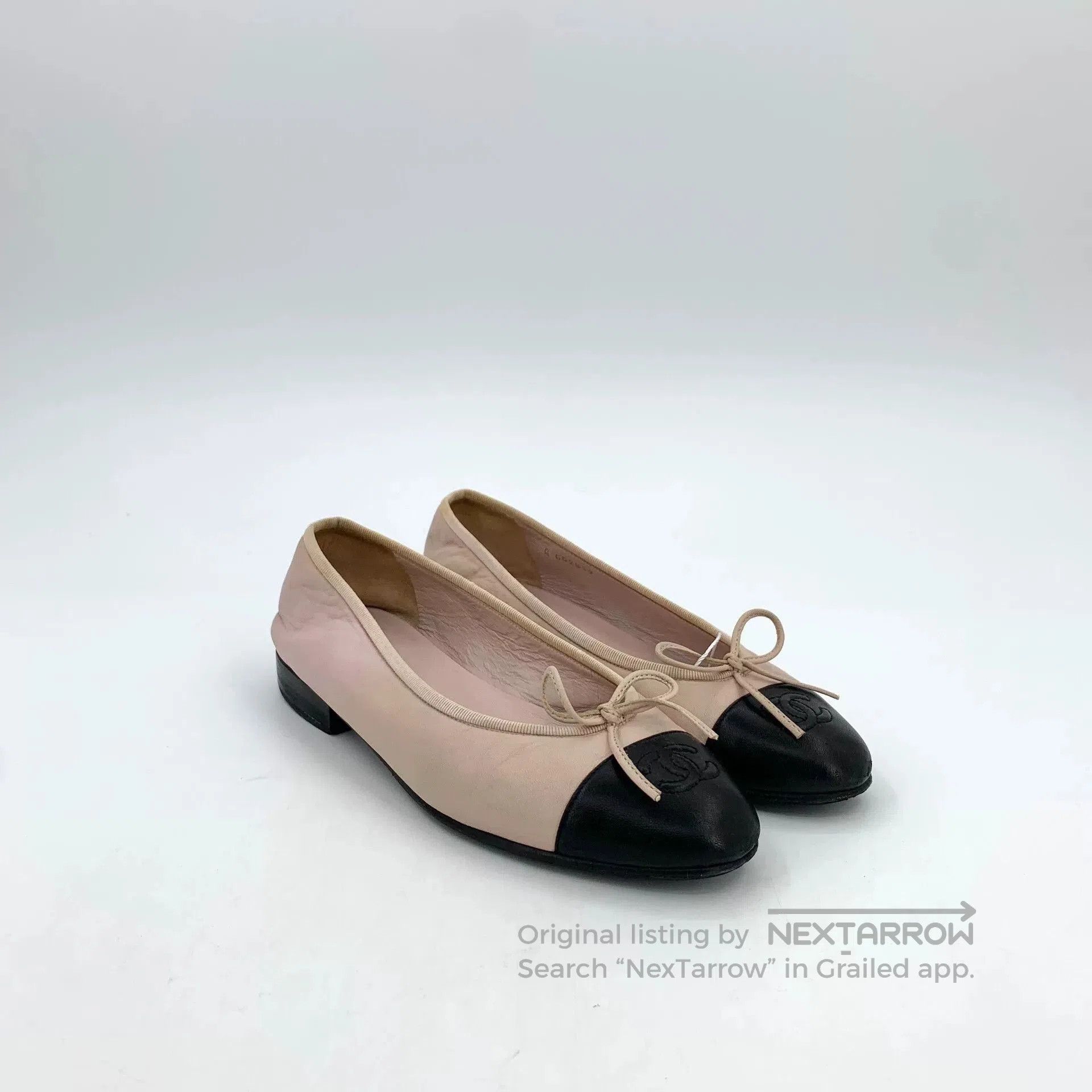 Chanel Chanel Pink Bow Casual Flat Shoes. Size US 8 / IT 38 - 2 Thumbnail