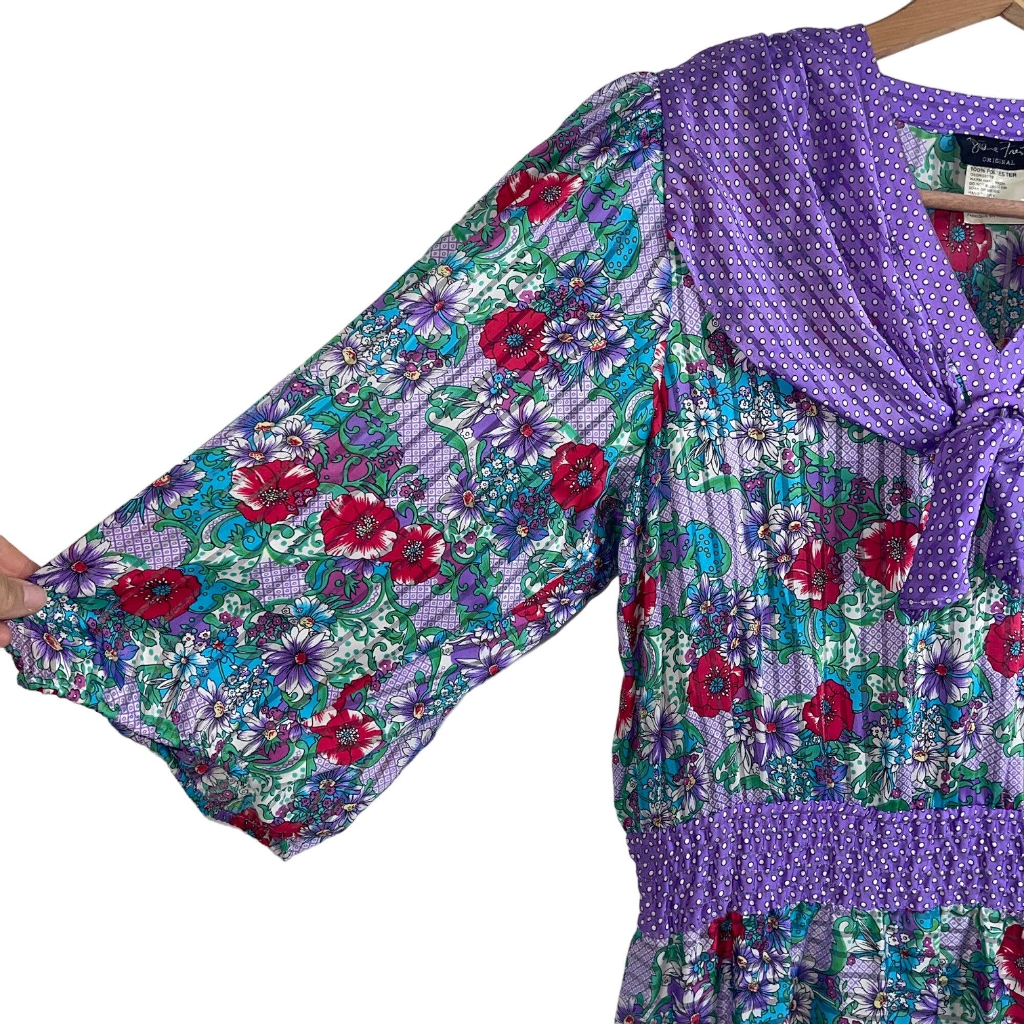 Vintage Diane Freis Vintage Womens Dress Size Medium Size M / US 6-8 / IT 42-44 - 4 Thumbnail