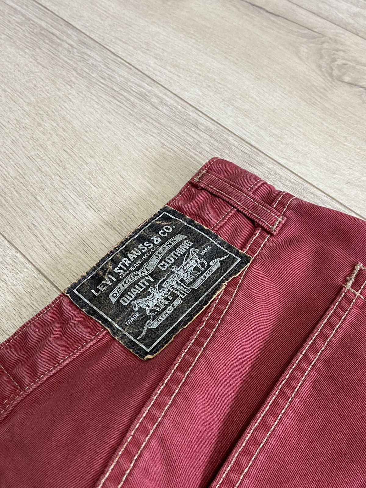 Levi's × Vintage Levi’s vintage pants red 90’S Size US 34 / EU 50 - 8 Thumbnail