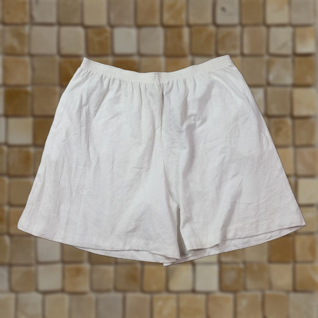 Vintage VINTAGE Popovitch White 2X Elastic Waist Basketball Jersey Shorts Women's Athletic Casual 90s Basketball Womens Size XXL / US 16-18 / IT 52-54 - 1 Thumbnail