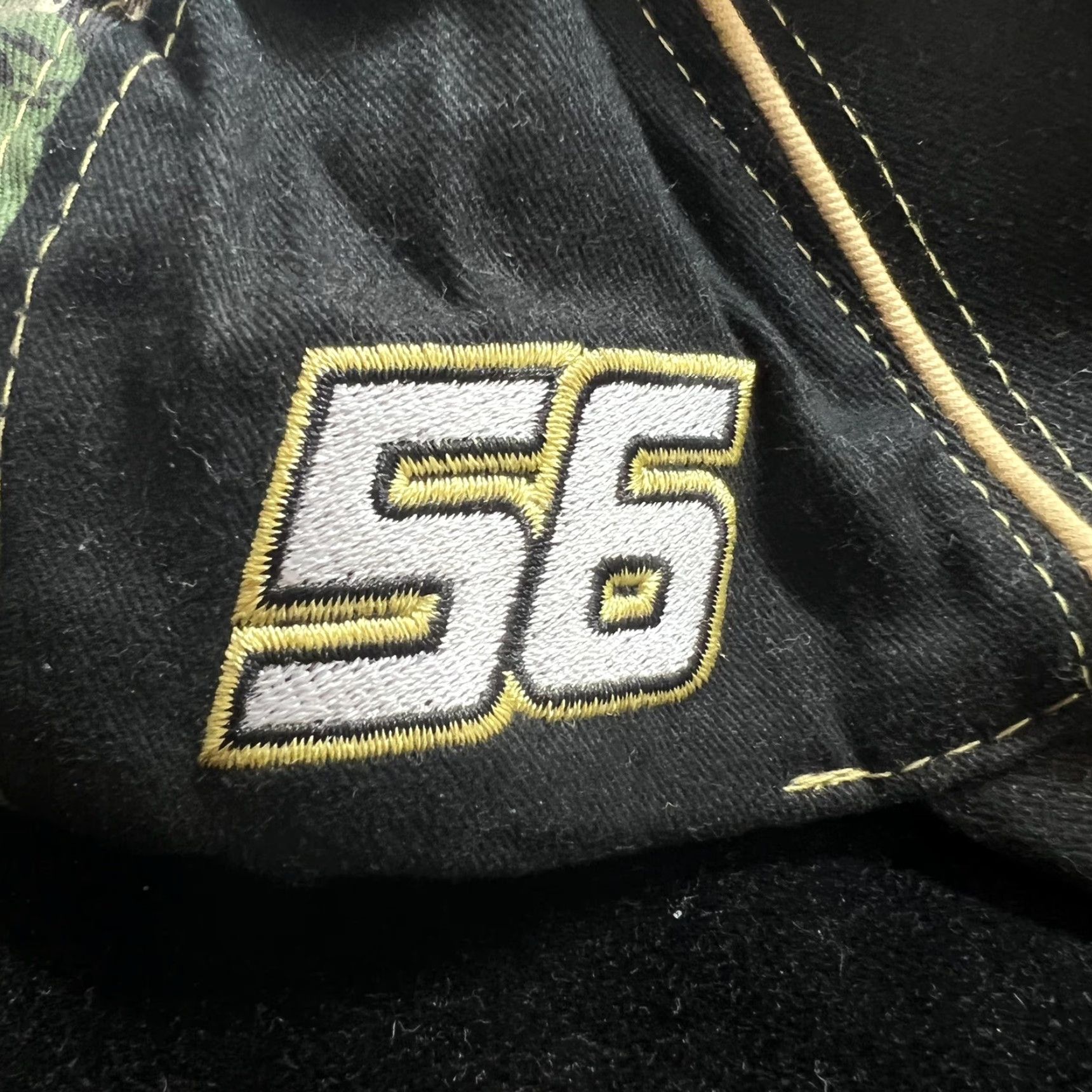 NASCAR VINTAGE Napa Racing Baseball Cap Hat Martin Truex Jr #56 Adjustable White Black Camo One Size Mens Size ONE SIZE - 3 Thumbnail