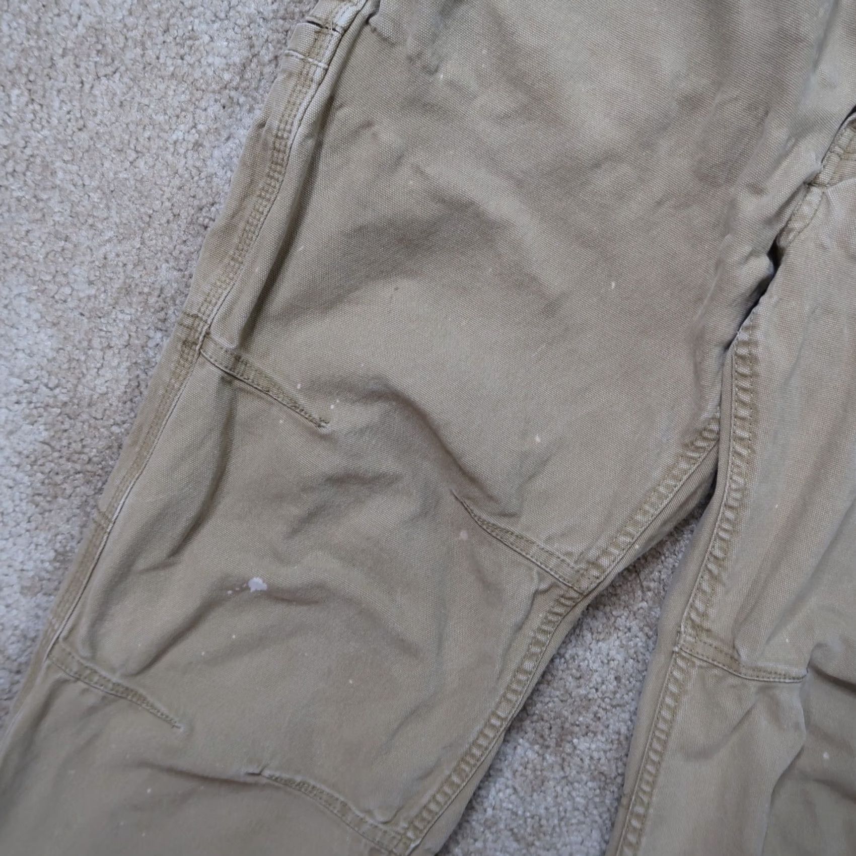 Eddie Bauer Eddie Bauer Pants Straight Leg Khaki Beige 34x30 Men’s Canvas Distressed Casual Workwear Size US 34 / EU 50 - 4 Thumbnail