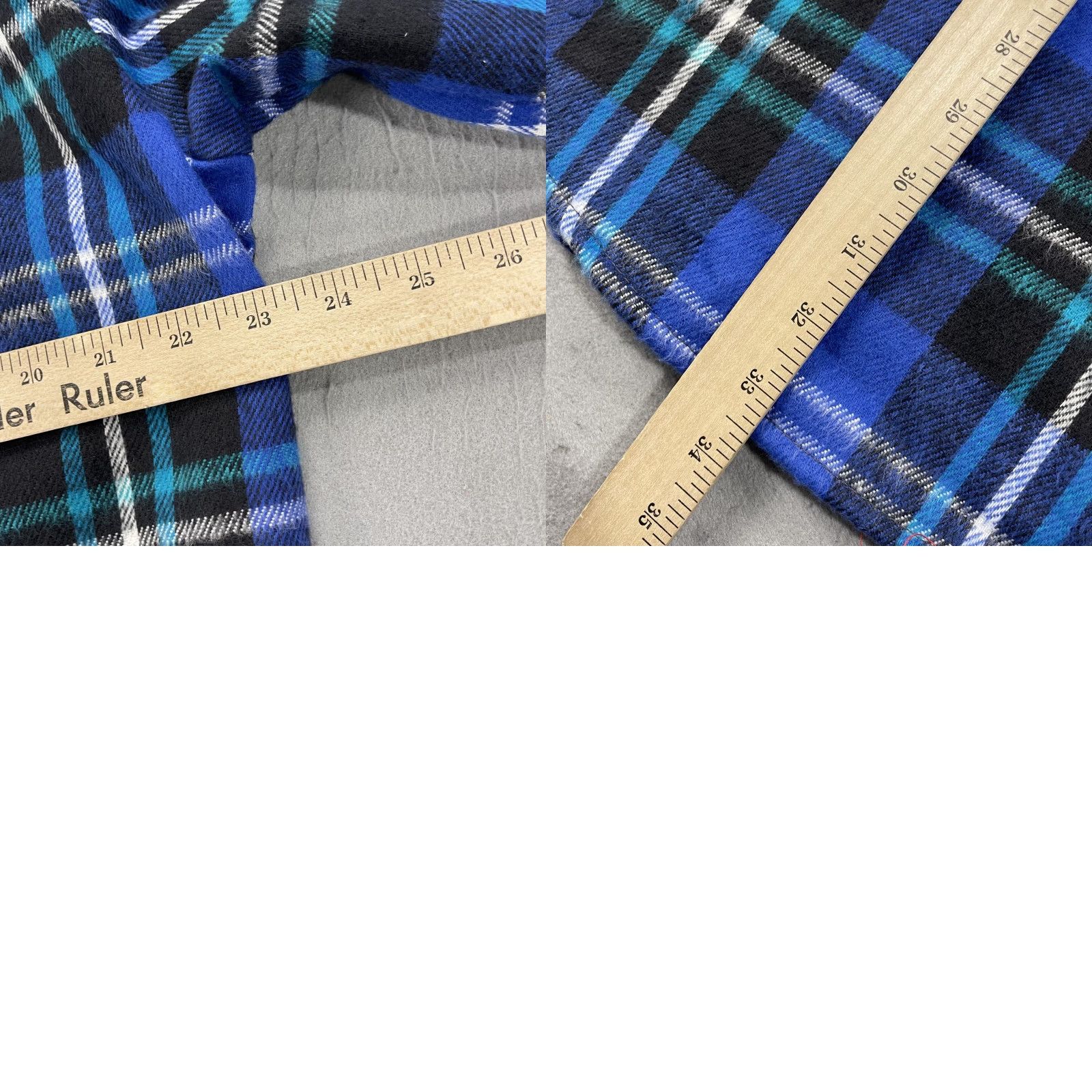 Vintage VINTAGE FIVEBROTHER Shirt Mens L Tallman Cotton Flannel Plaid Blue 90s Western Heavyweight Pockets Button-Up Style: Casual Workwear Travel Mens Size US L / EU 52-54 / 3 - 8 Thumbnail