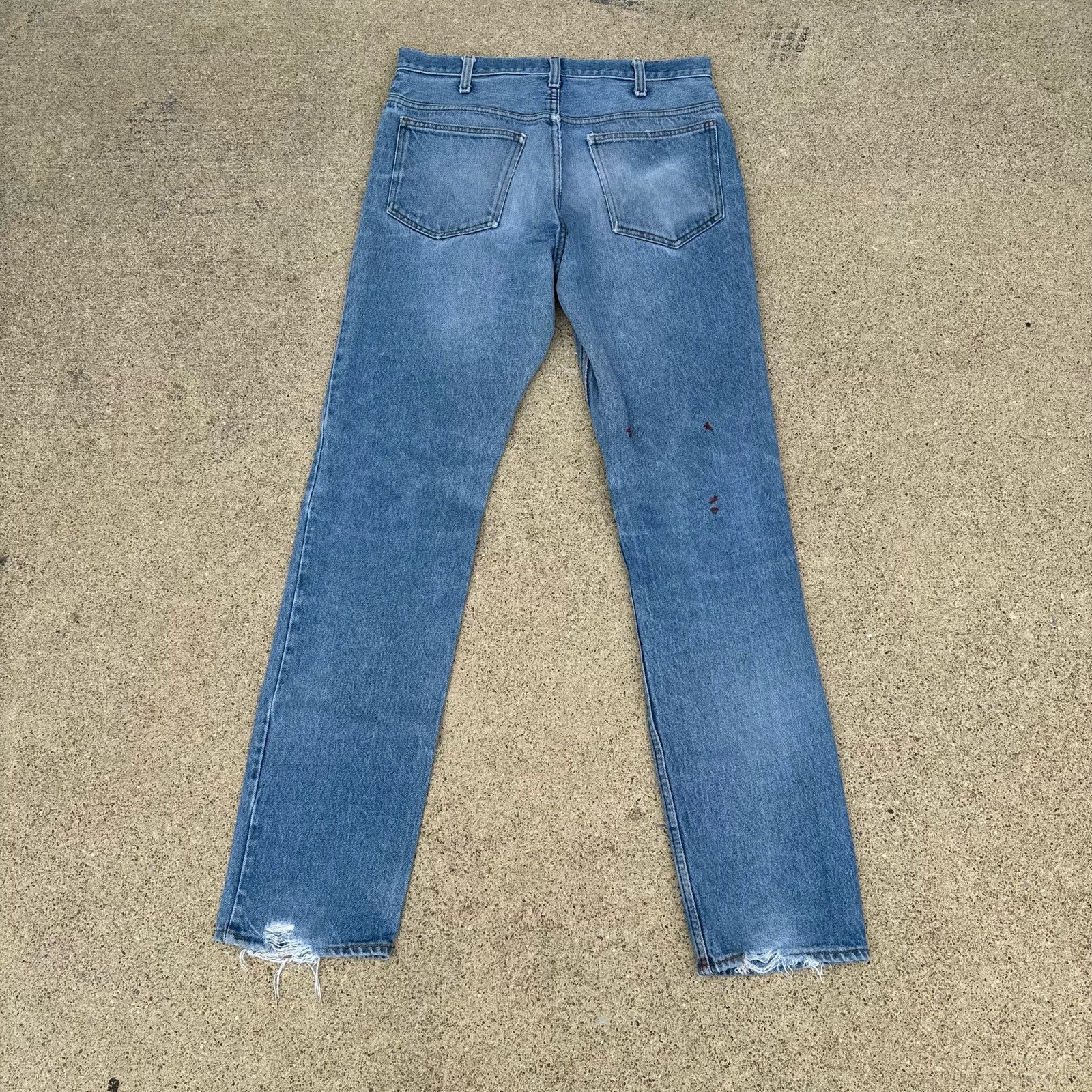 Vintage Vintage JCPenney Plain Pockets Distressed Jeans Size US 32 / EU 48 - 3 Thumbnail