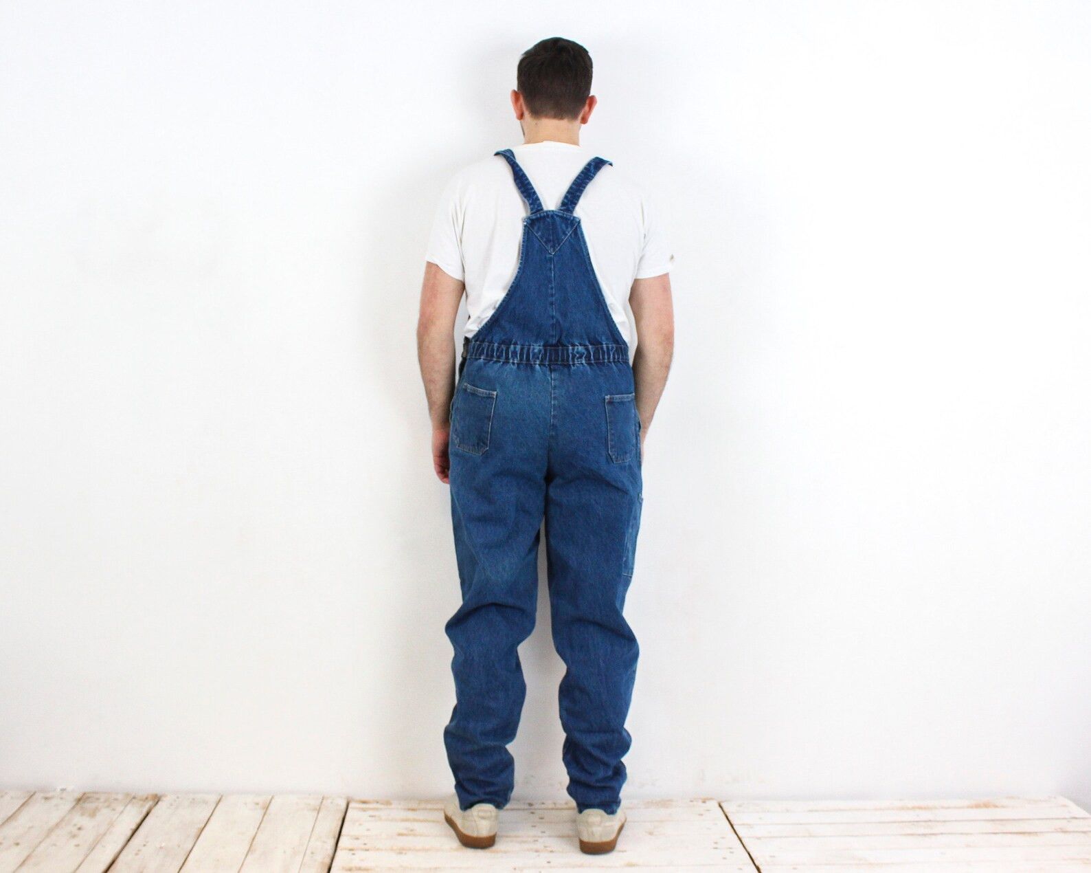 Vintage Workwear XL Dungarees Bibs Denim Overalls Jumpsuit Utility Size US 38 / EU 54 - 2 Thumbnail